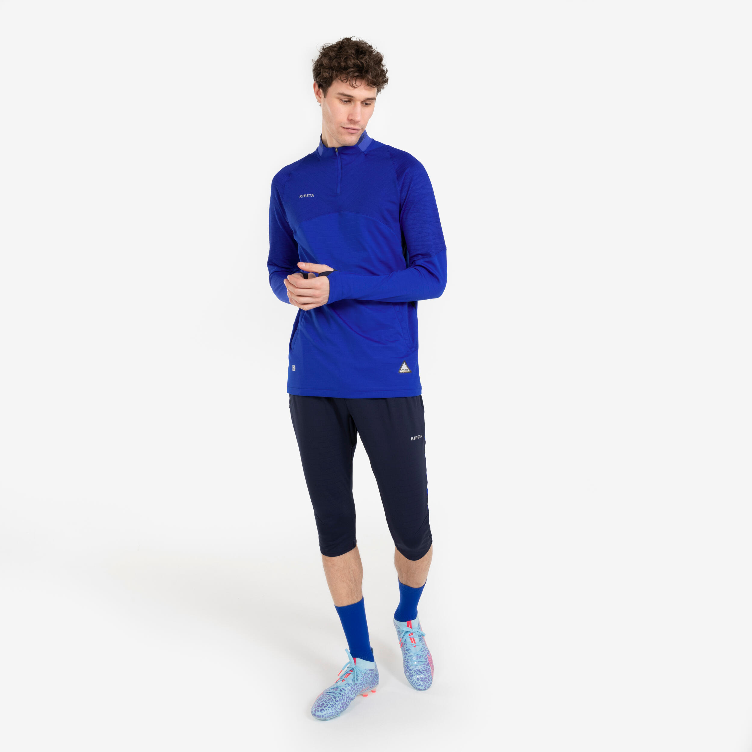 Pantalón de fútbol CLR 3/4 Azul marino 5/5