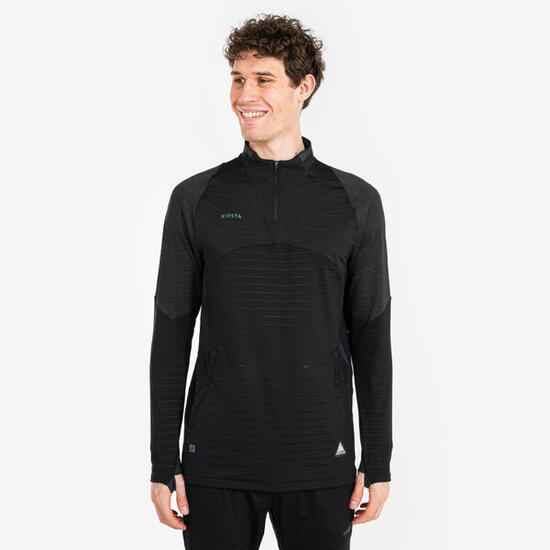 1/2 zip clr adulte noir