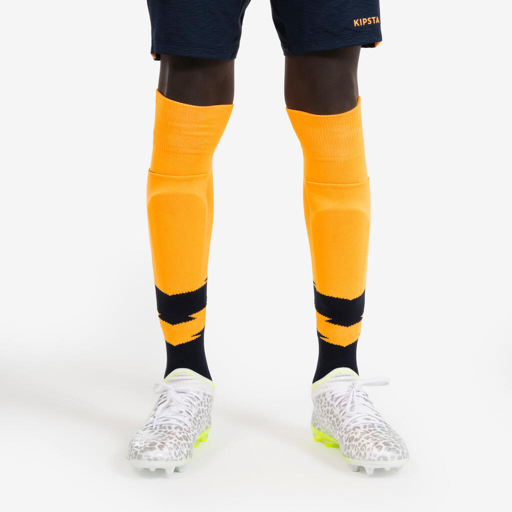 Kids' Football Socks Easy Pocket - Orange