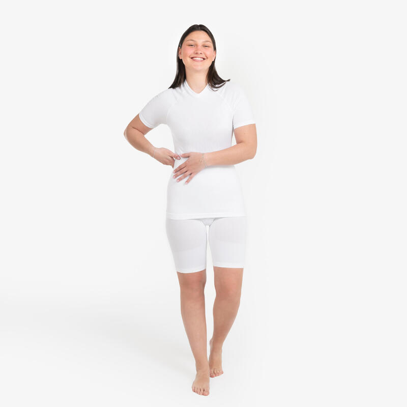 Thermoshort voor volwassenen Keepdry wit