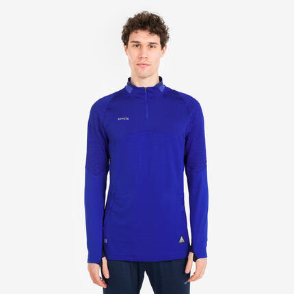 Damen/Herren Fußball 1/2 Zip Sweatshirt - CLR rot