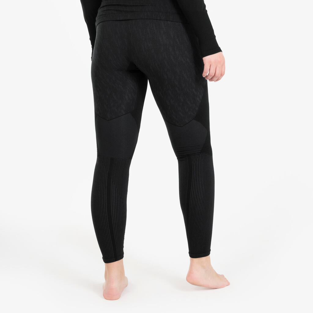 Adult Thermal Base Layer Tights Keepdry - Black