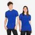 Unisex Football Half Sleeve Compression Tshirt Warm Keepdry - Indigo Blue