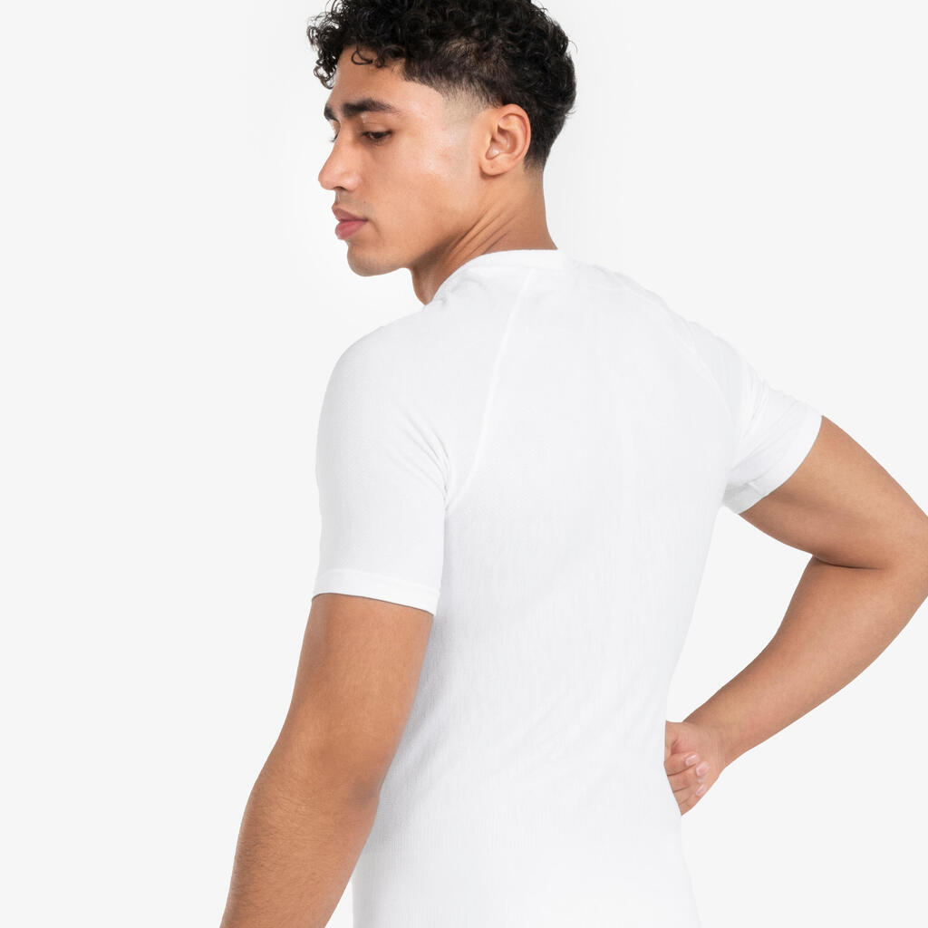 Damen/Herren Funktionsshirt Thermo kurzarm ‒ Keepdry grau