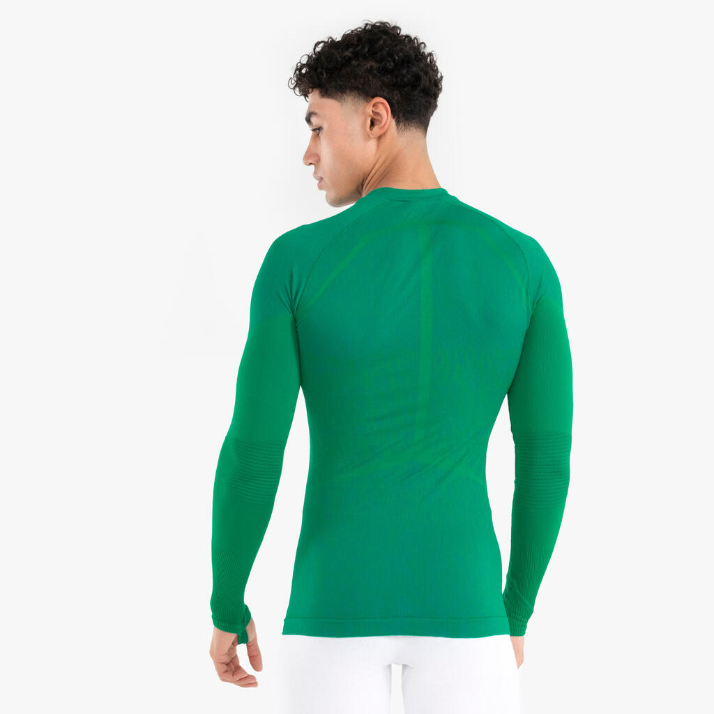 ADULT KEEPDRY LONG-SLEEVED THERMAL UNDERWEAR TOP - GREEN