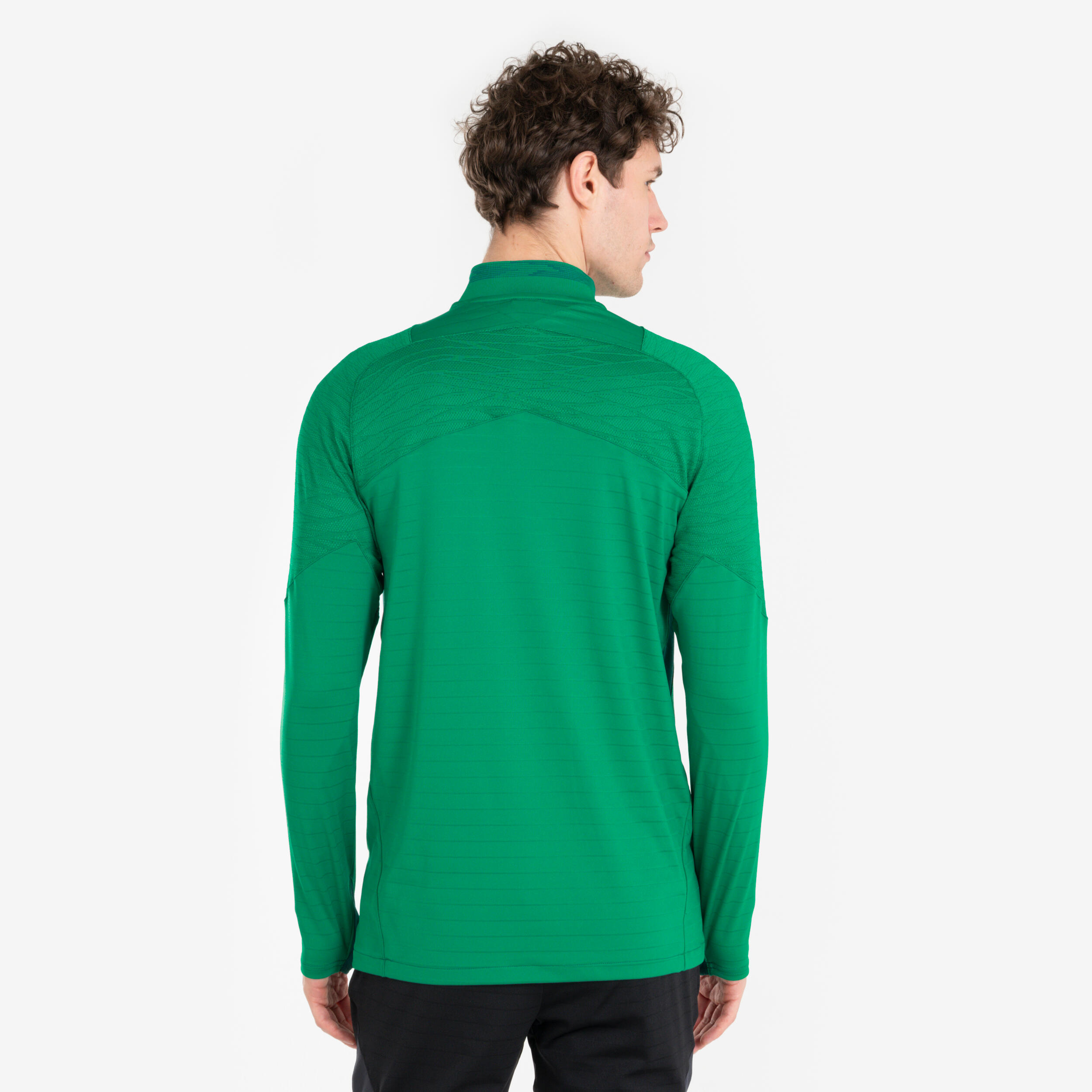 1/2 zip clr adult green