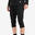 Pantalon de trening 3/4 Fotbal CLR negru Adulţi 