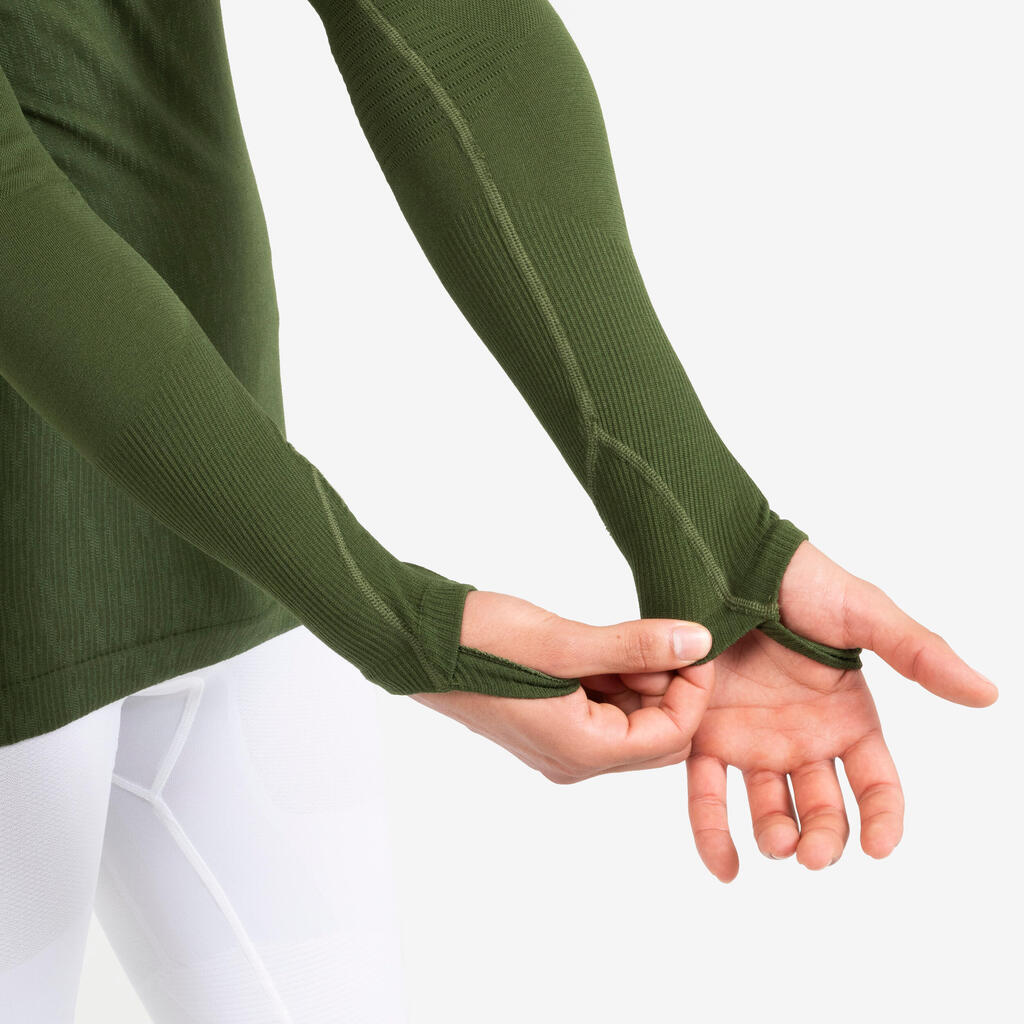 Damen/Herren Funktionsshirt langarm ‒ Keepdry grün