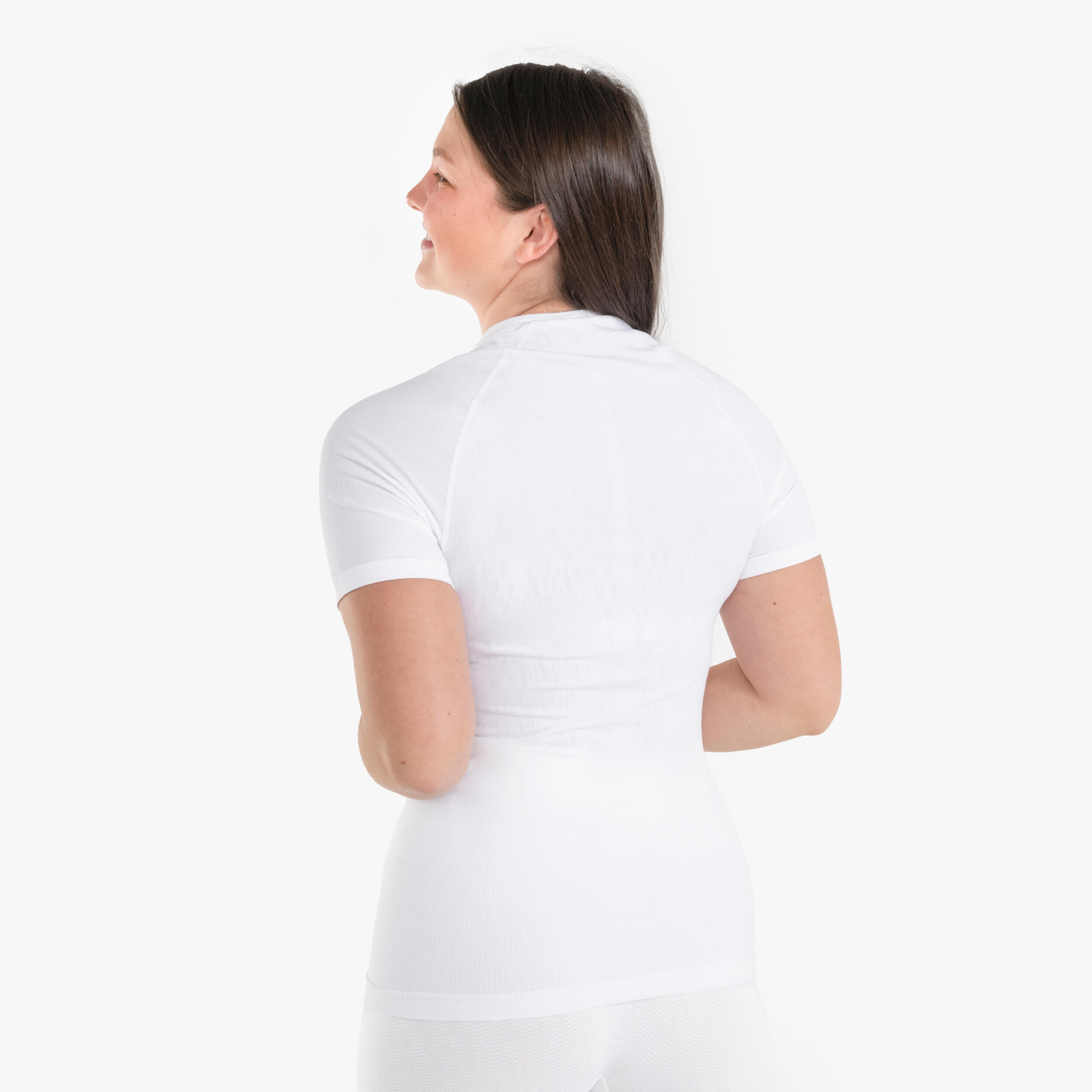 Thermoshirt heren / dames Keepdry korte mouwen wit 8/8