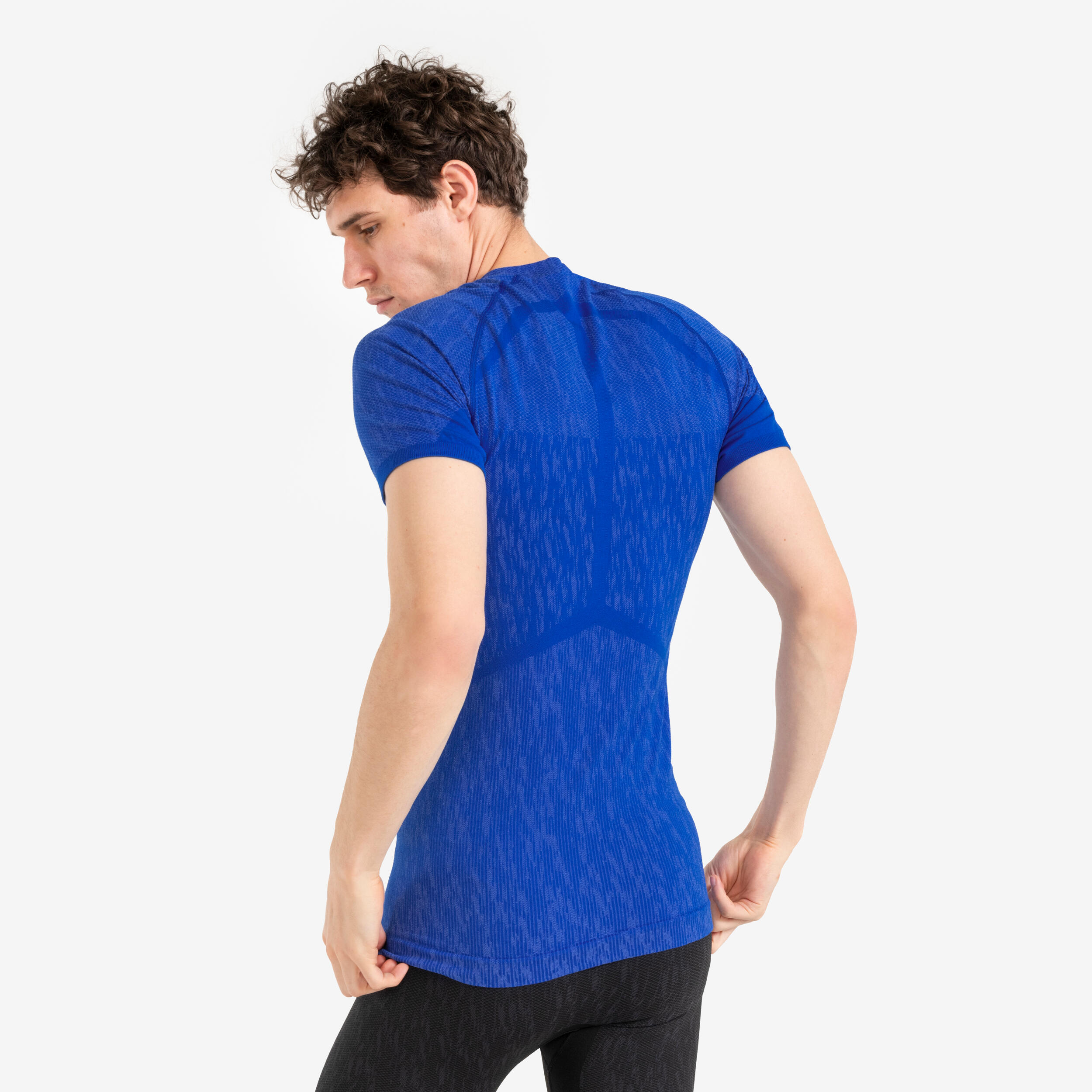 Damen/Herren Funktionsshirt Thermo kurzarm ‒ Keepdry blau 4/6