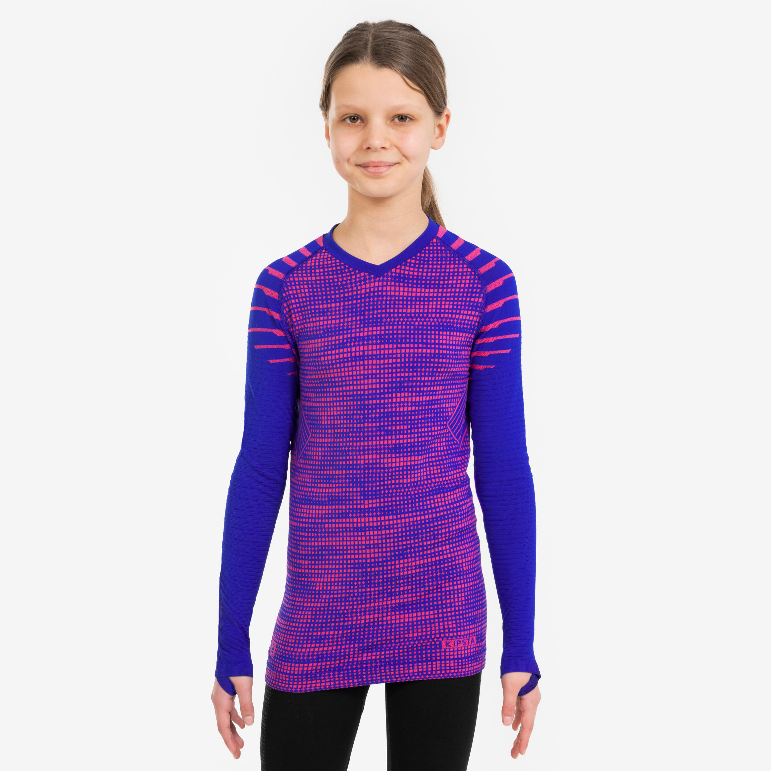 KIPSTA Kinder Fußball Funktionsshirt langarm – Keepdry blau/rosa | 03608391840747 KIPSTA Kinder Fußball Funktionsshirt langarm – Keepdry blau/rosa | 03608391840747