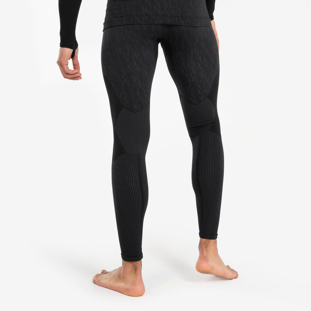 Adult Thermal Base Layer Tights Keepdry - Black