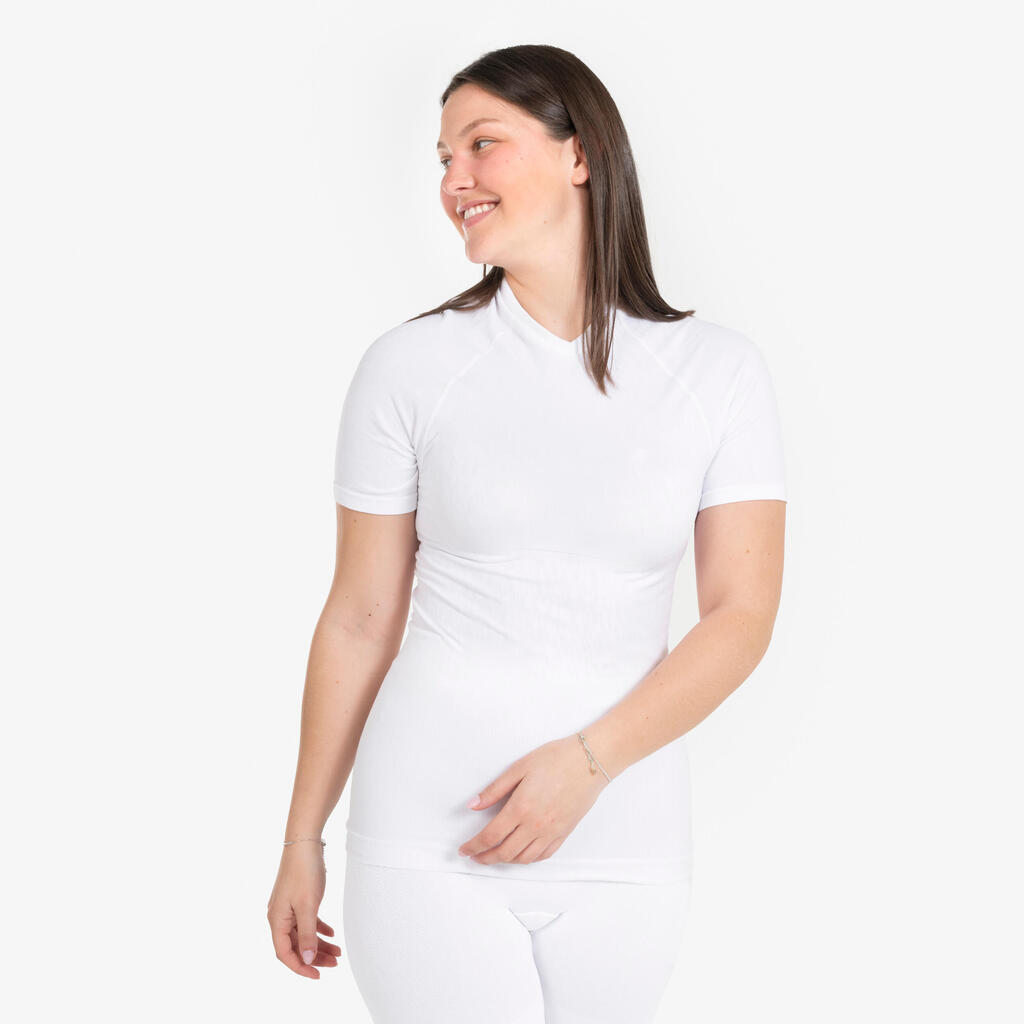 Damen/Herren Funktionsshirt Thermo kurzarm ‒ Keepdry grau