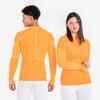 ADULT KEEPDRY LONG-SLEEVED THERMAL UNDERWEAR TOP - MELON ORANGE