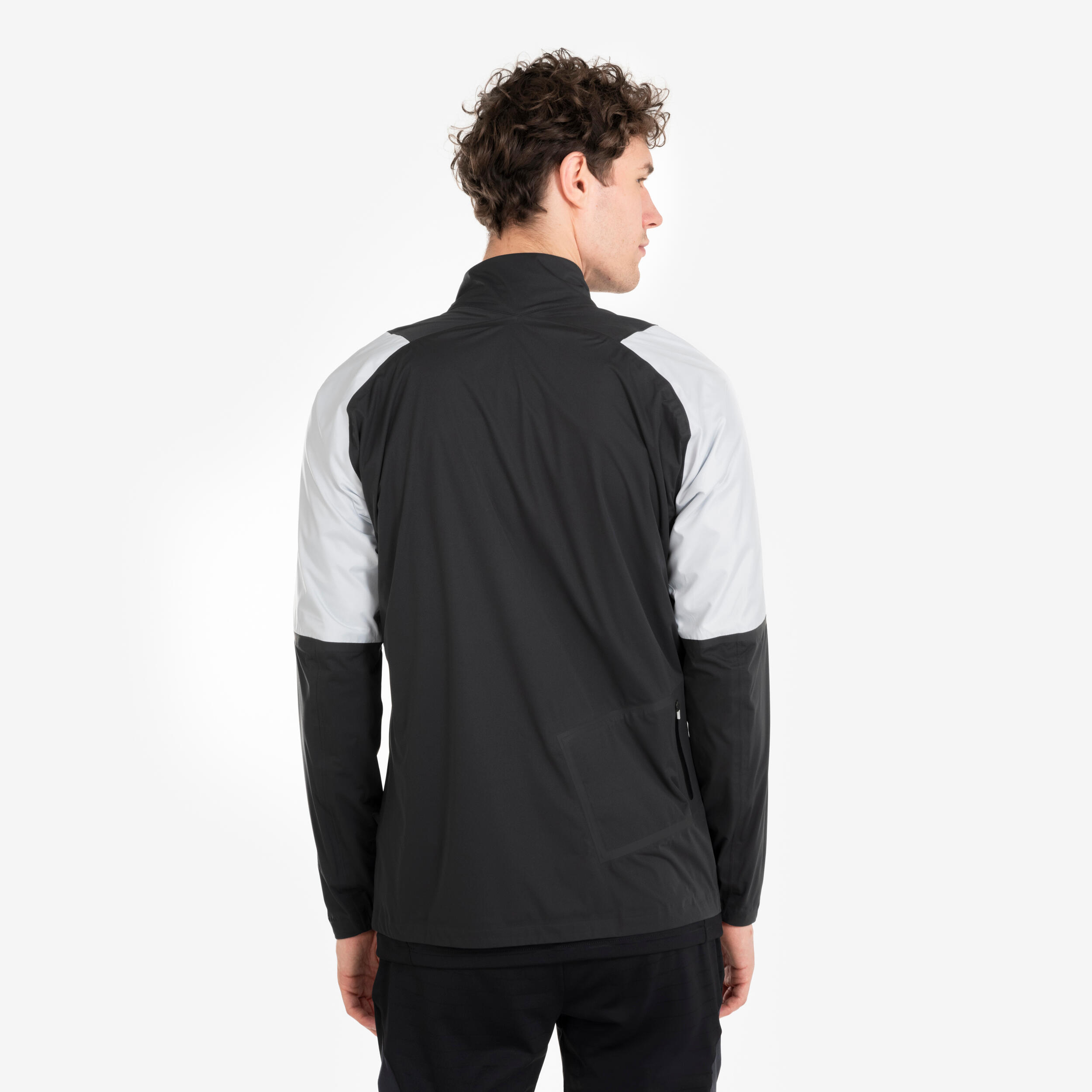 Coupe-pluie clr blanc et noir adulte 3/8