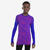 Sous-maillot de foot thermique seamless ML enfant, Keepdry bleu rose