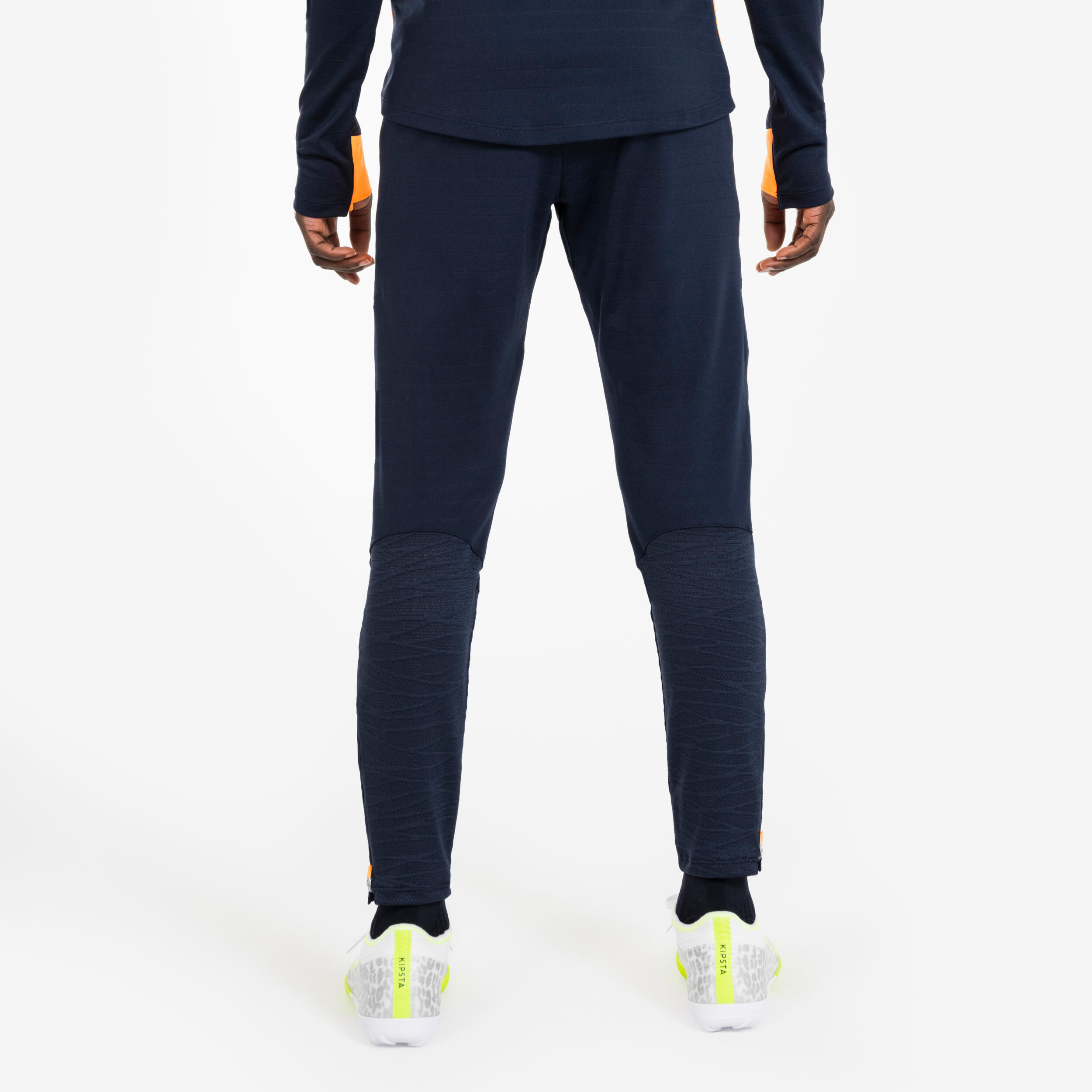 Pantalon de football clr junior orange et marine 4/13