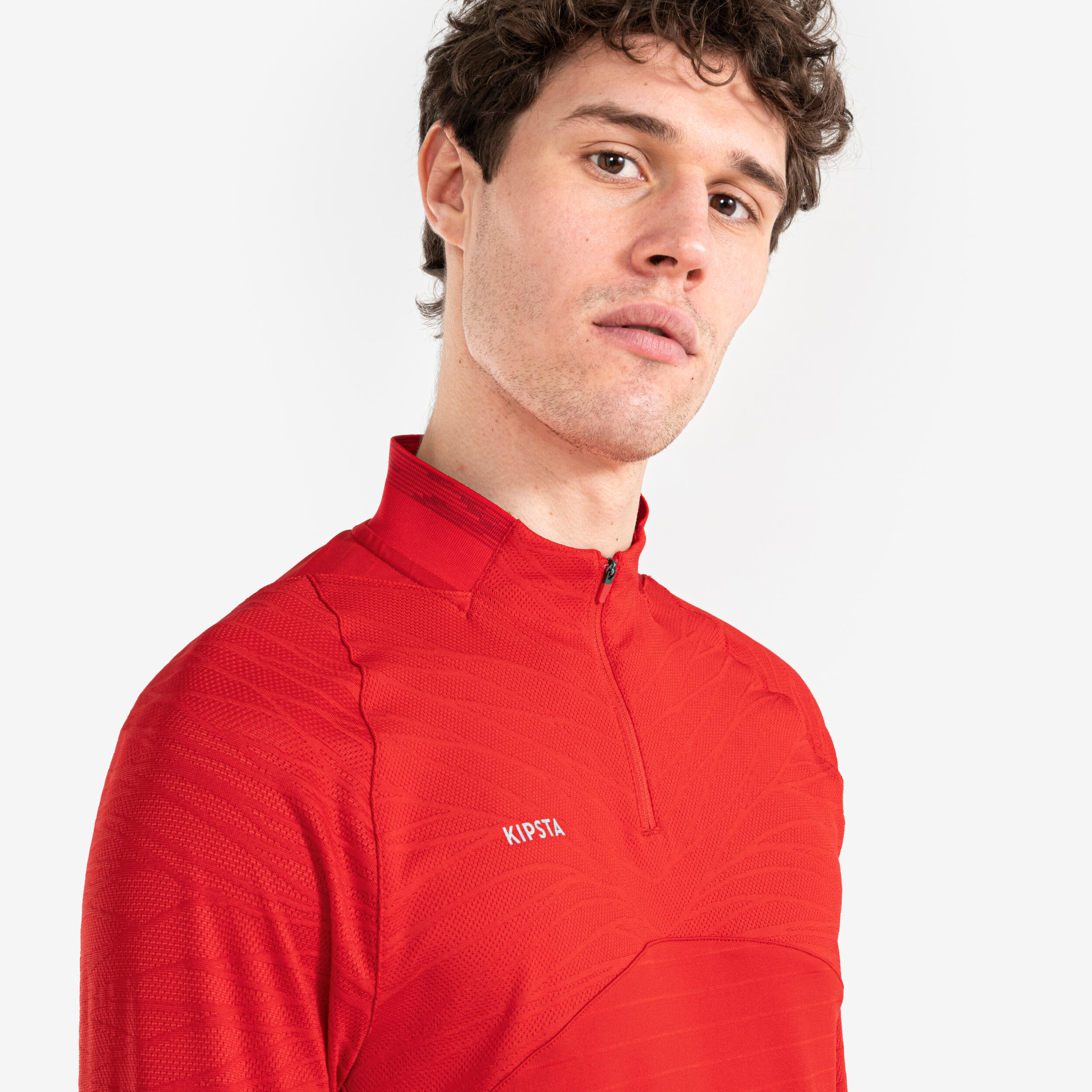 Felpa calcio adulto CLR rossa 3/8