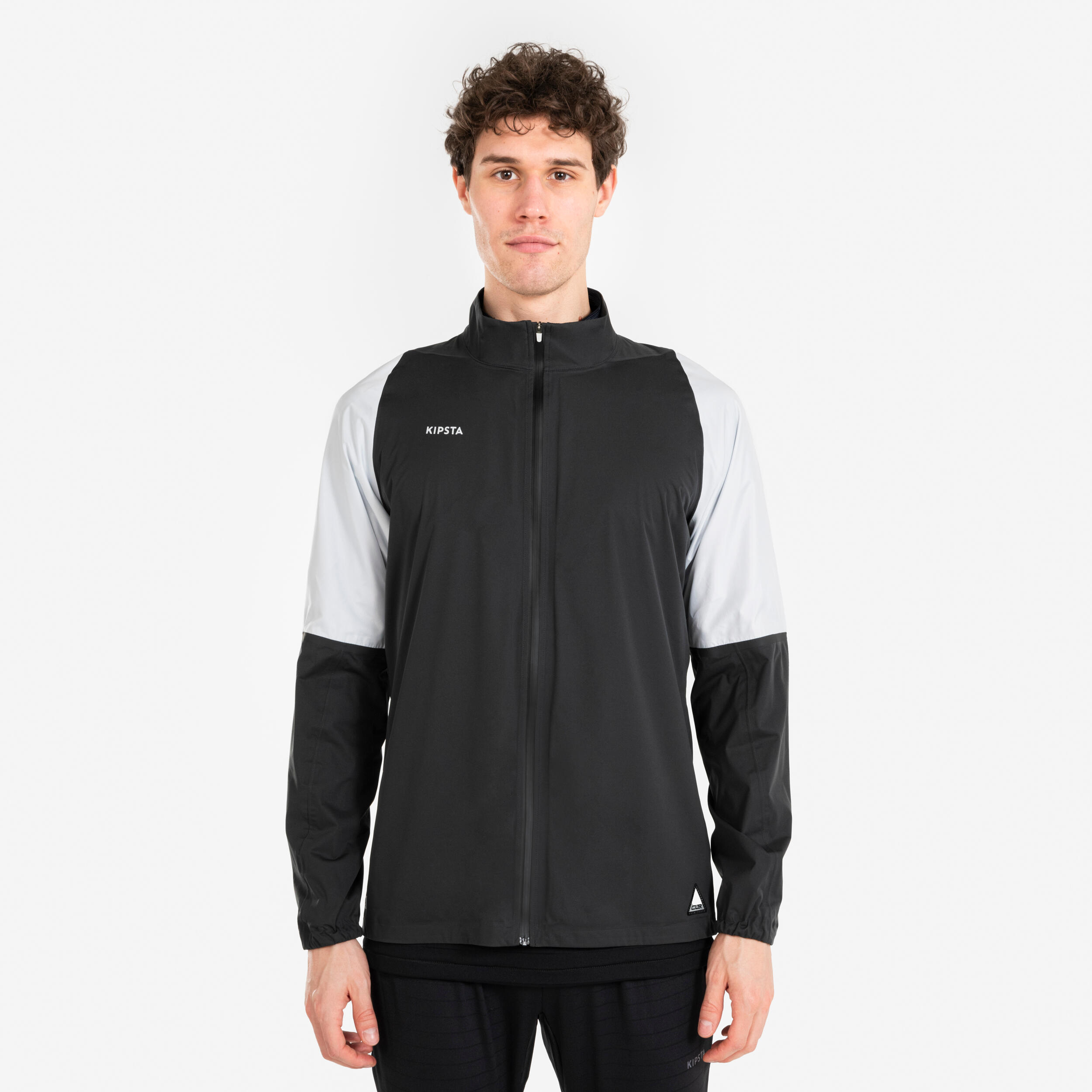 KIPSTA Jaqueta impermeable CLR Blanc i Negre Adult