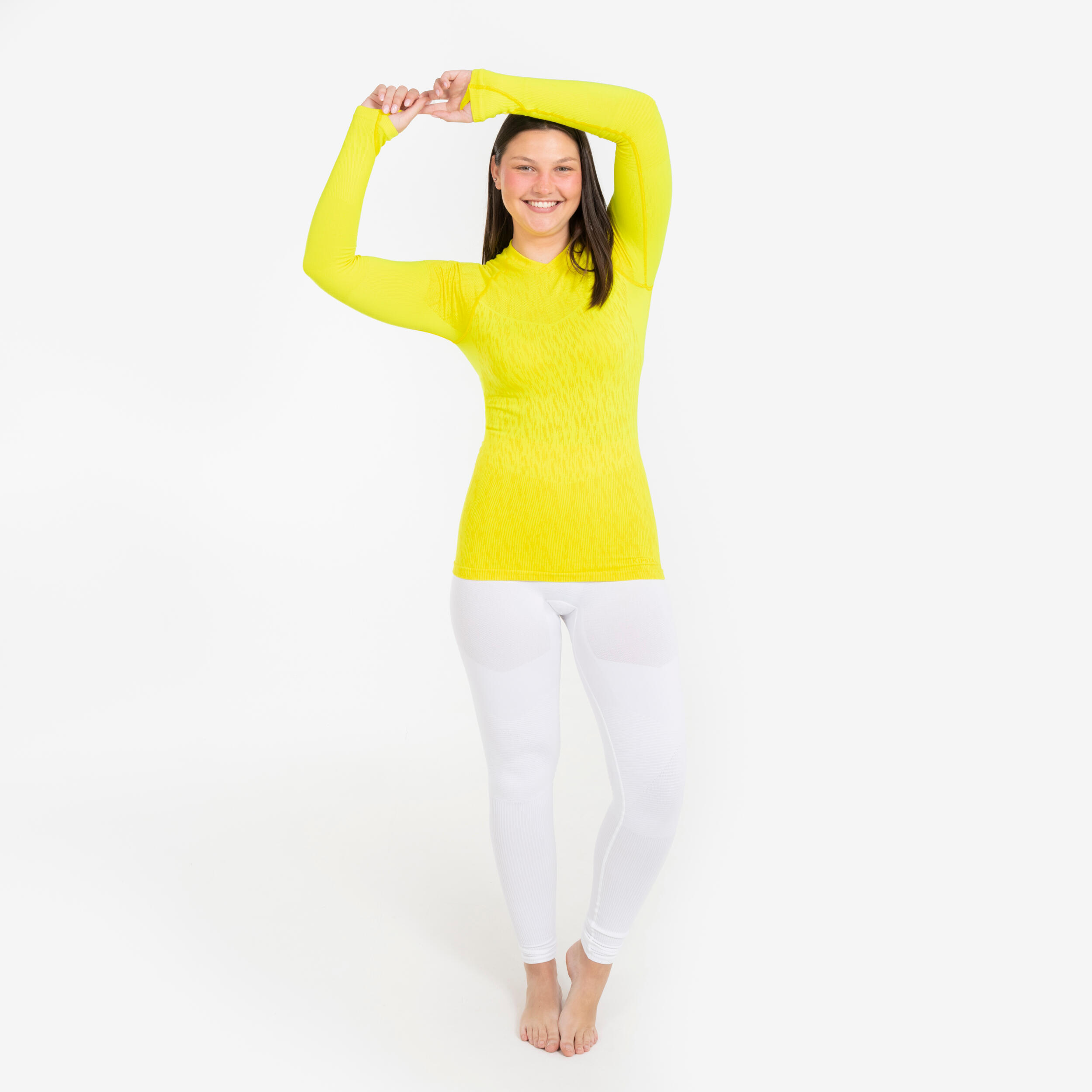 Maglia termica adulto KEEPDRY giallo fluo 10/15