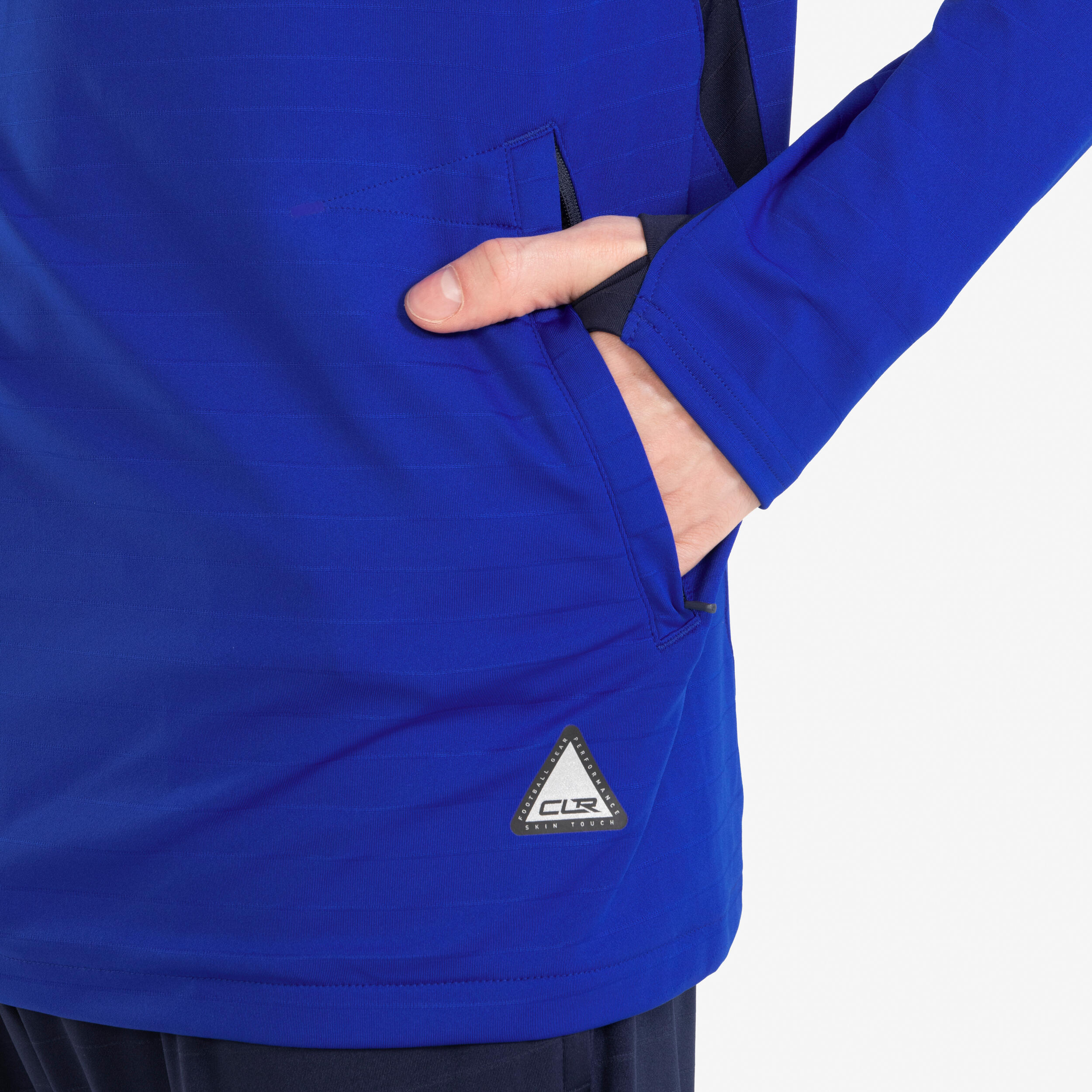 1/2 zip clr Erwachsene blau 3/7