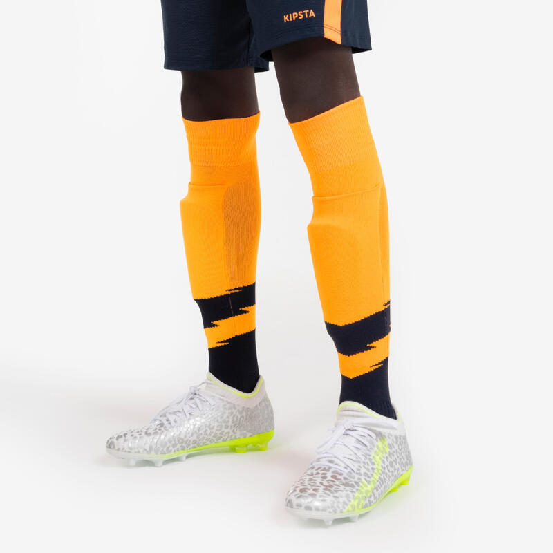 CHAUSSETTES DE FOOTBALL ENFANT EASY POCKET ORANGE