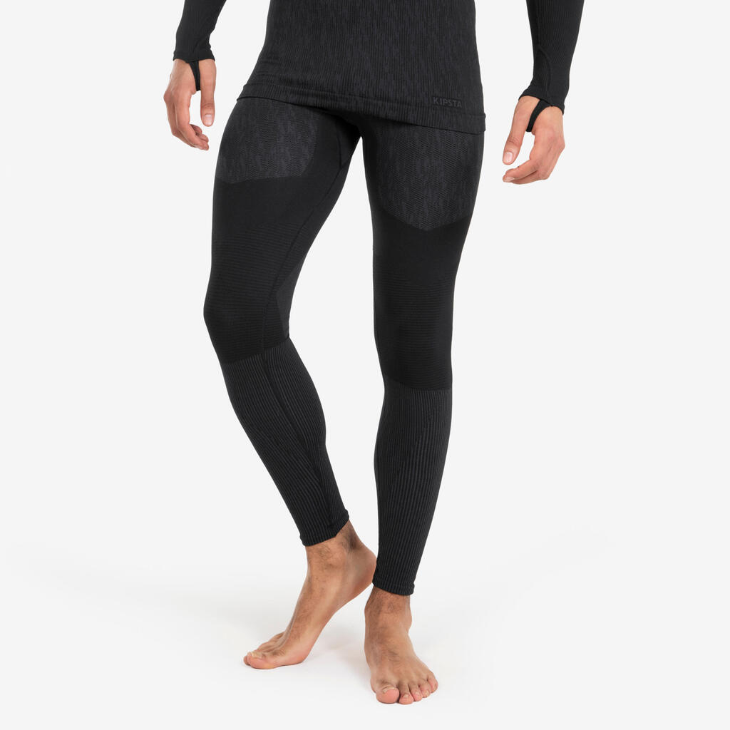 Adult Thermal Base Layer Tights Keepdry - Black