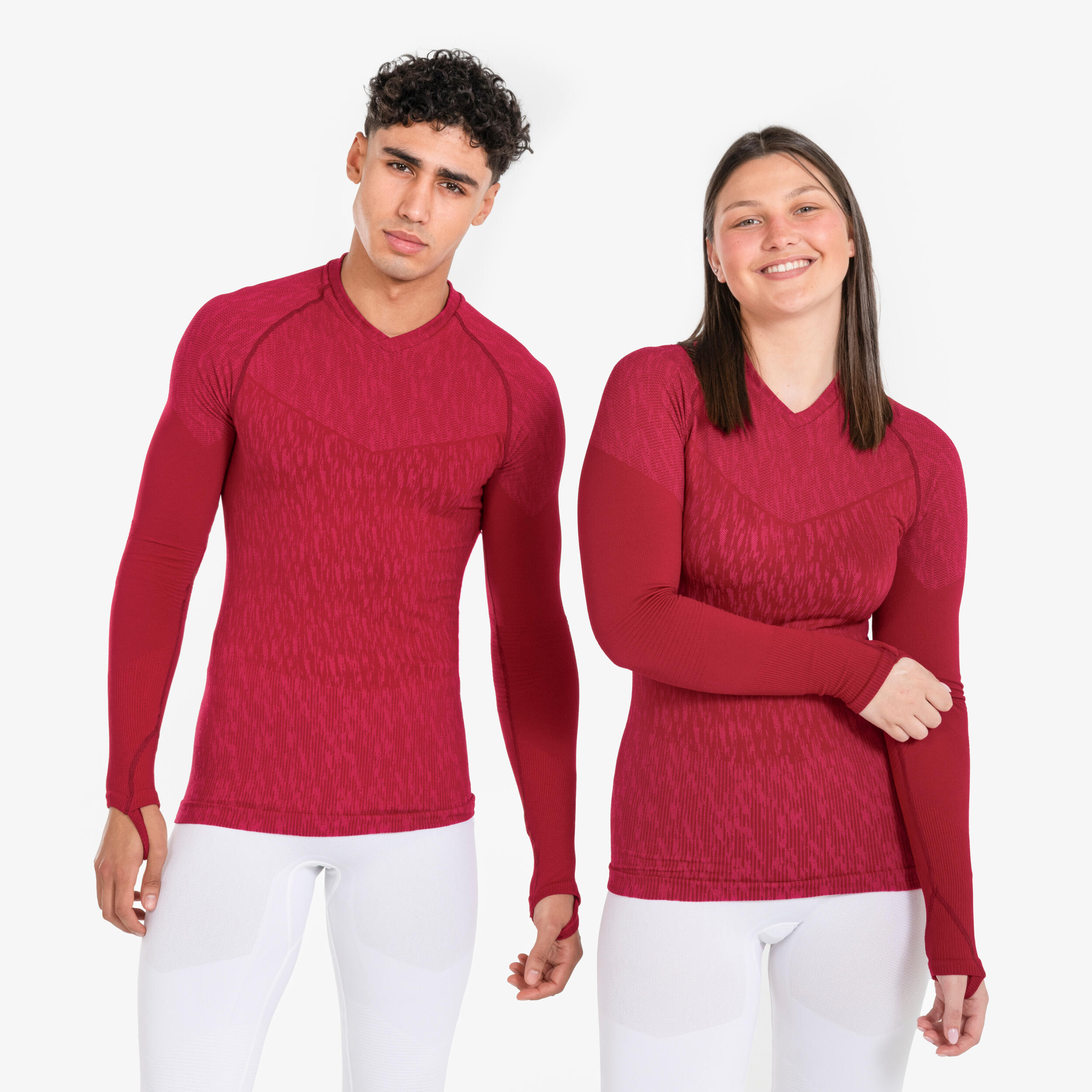 Damen/Herren Fußball Funktionsshirt langarm ‒ Keepdry rosa 5/10