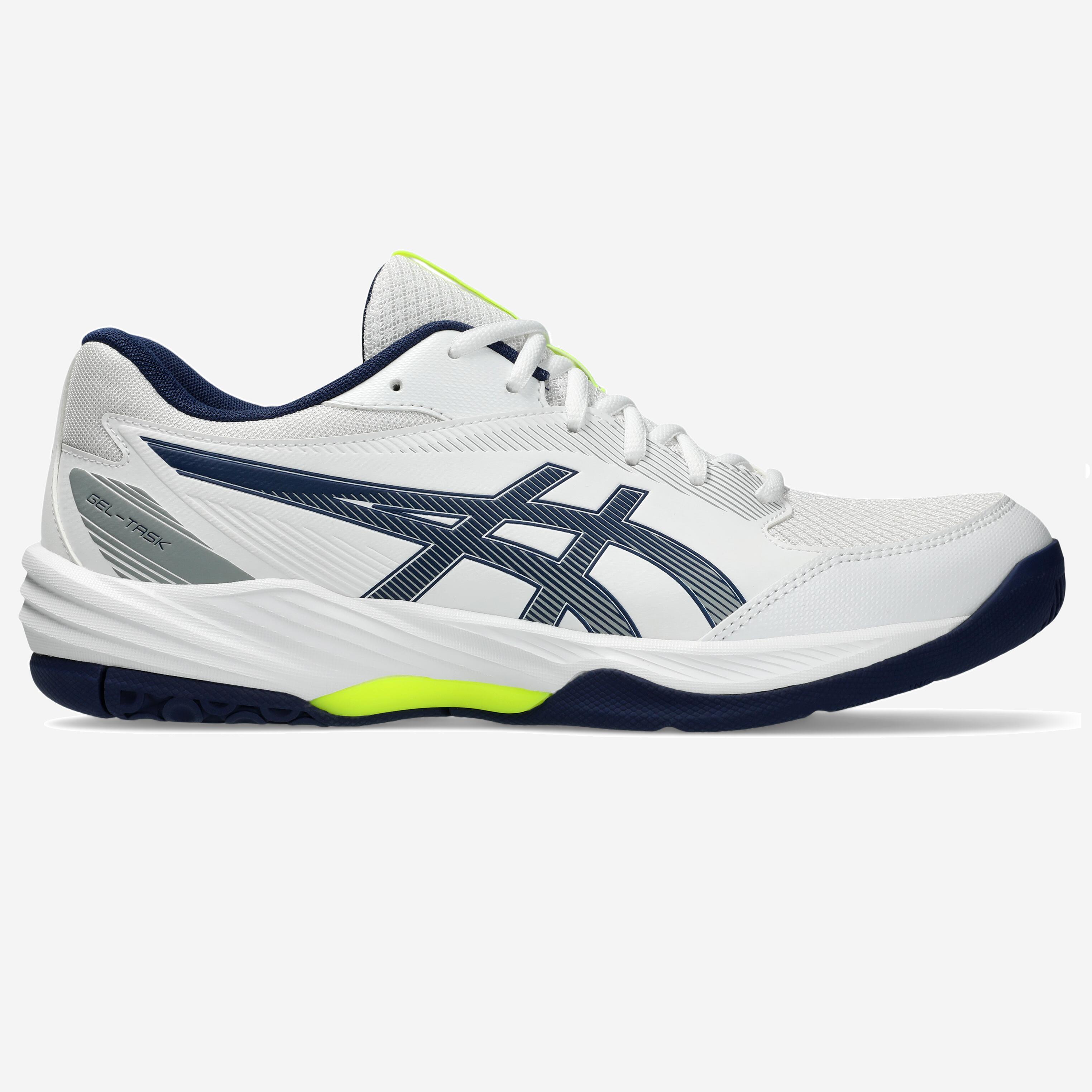 Adult handball shoes - Asics Gel task 4 white / blue