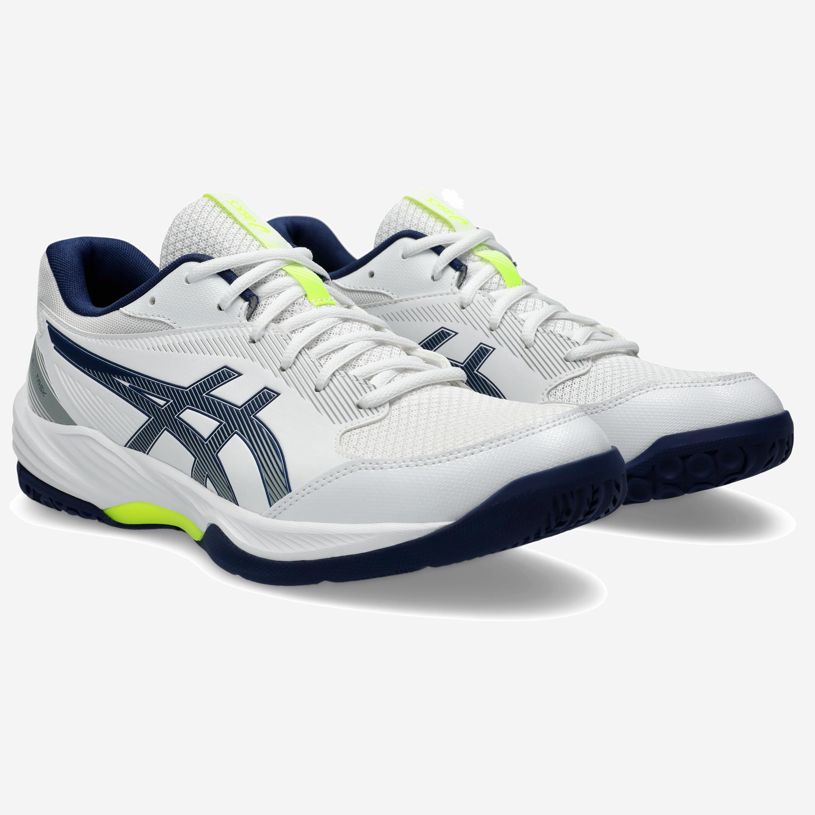 Chaussures de handball adulte asics gel task 4 blanc rose ASICS Decathlon