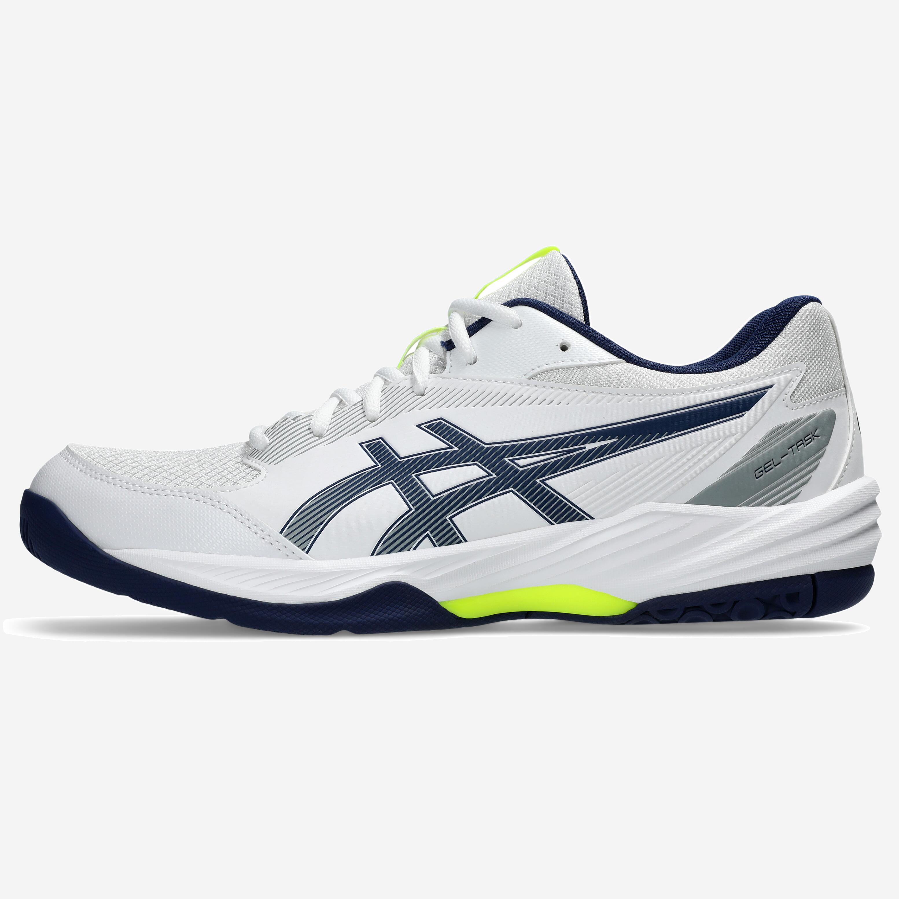 Adult handball shoes - Asics Gel task 4 white / blue