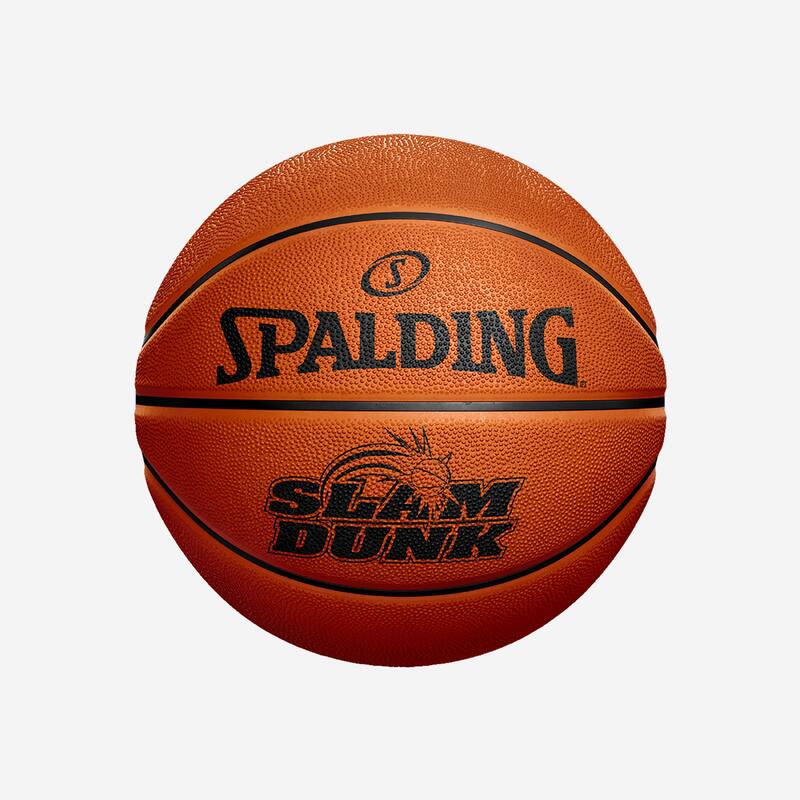 Ballon de basketball taille 5 - Ballon Slam Dunk Spalding Orange