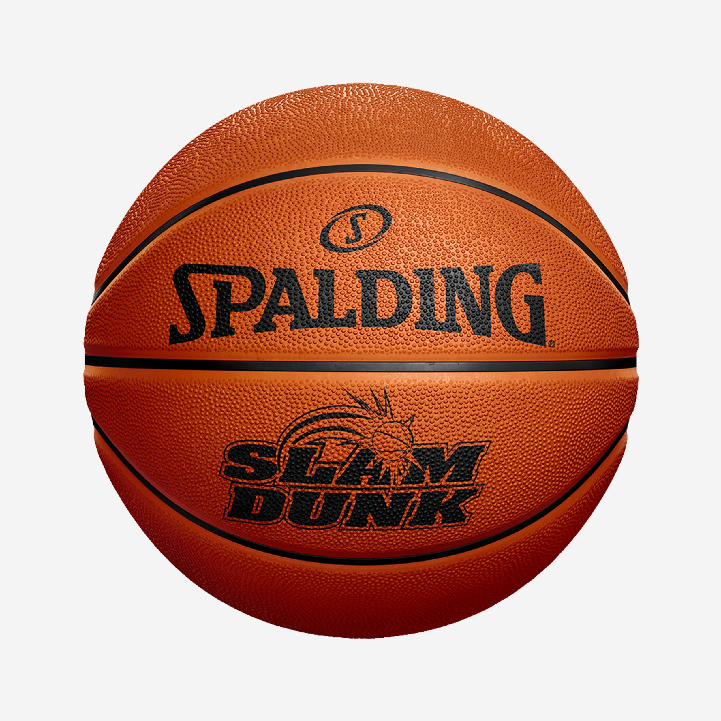 SPALDING Ballon De Basketball Taille 7 - Slam Dunk Spalding Orange