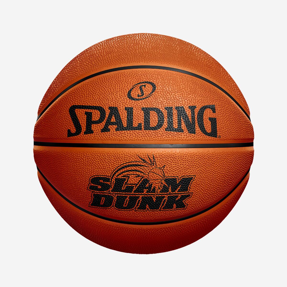 Ballon de basketball taille 7 - Ballon Slam Dunk Spalding Orange