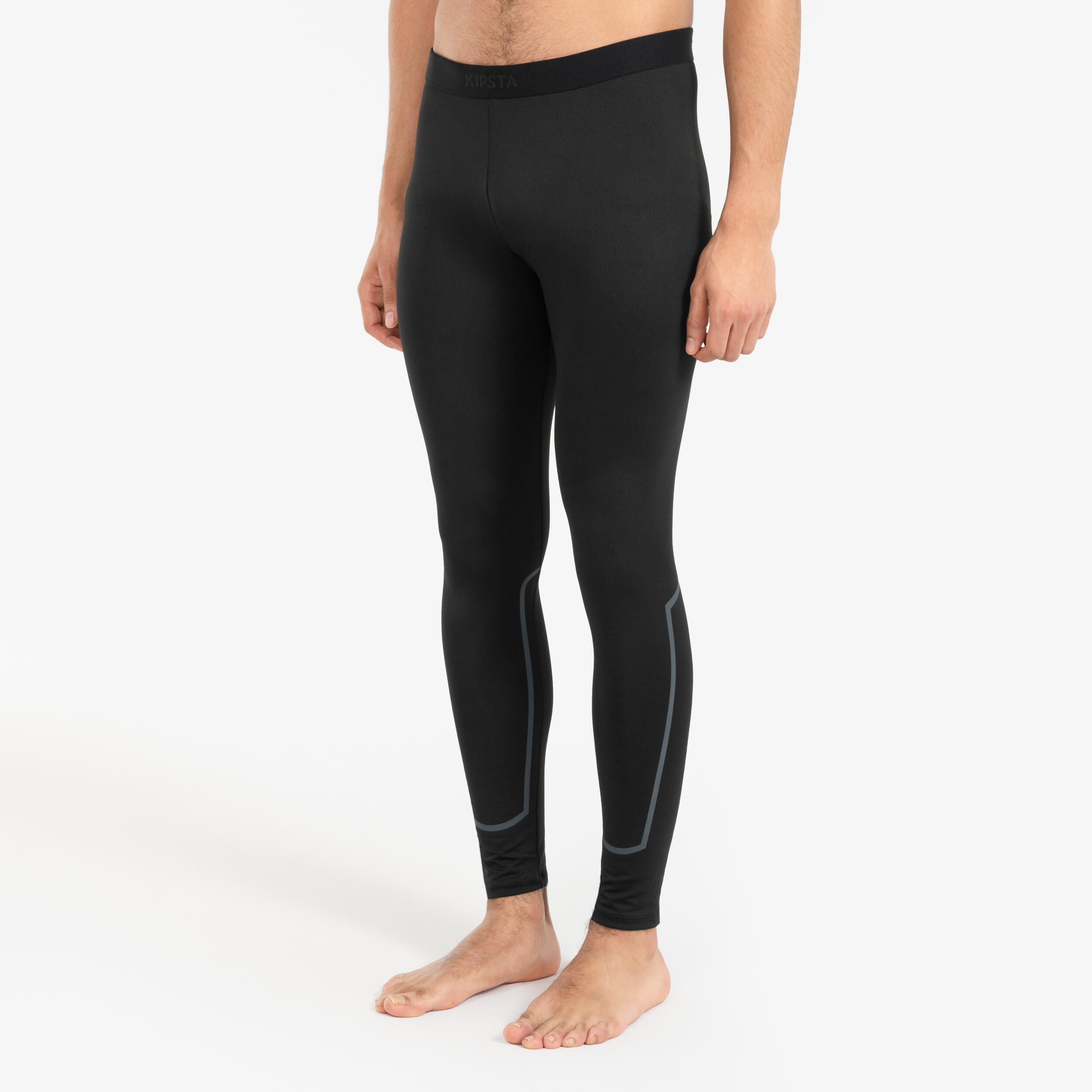Adult Football Base Layer Tights KCOMFORT - Black