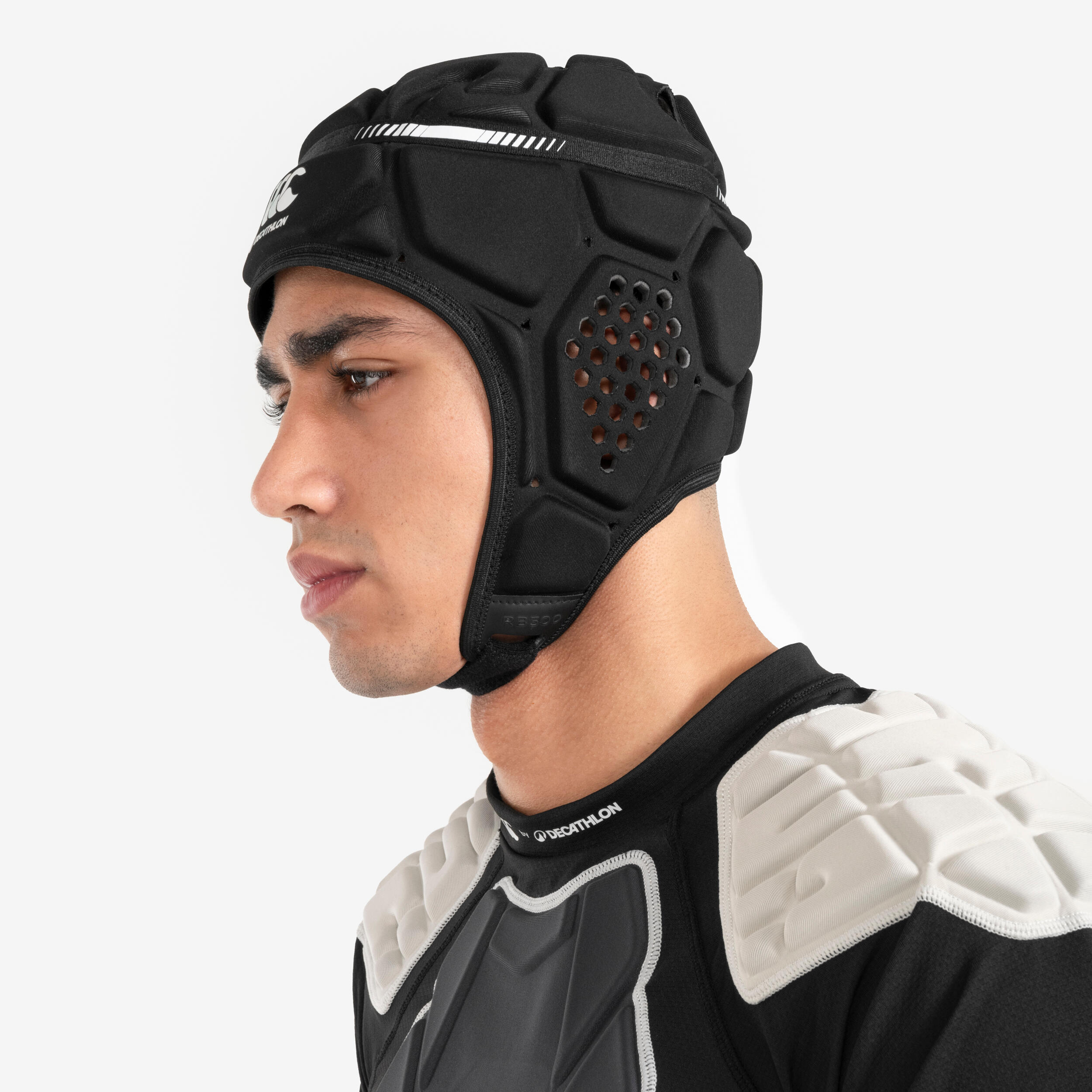 Casco de rugby Adulto - Casco R500 Decathlon | Canterbury negro 7/11