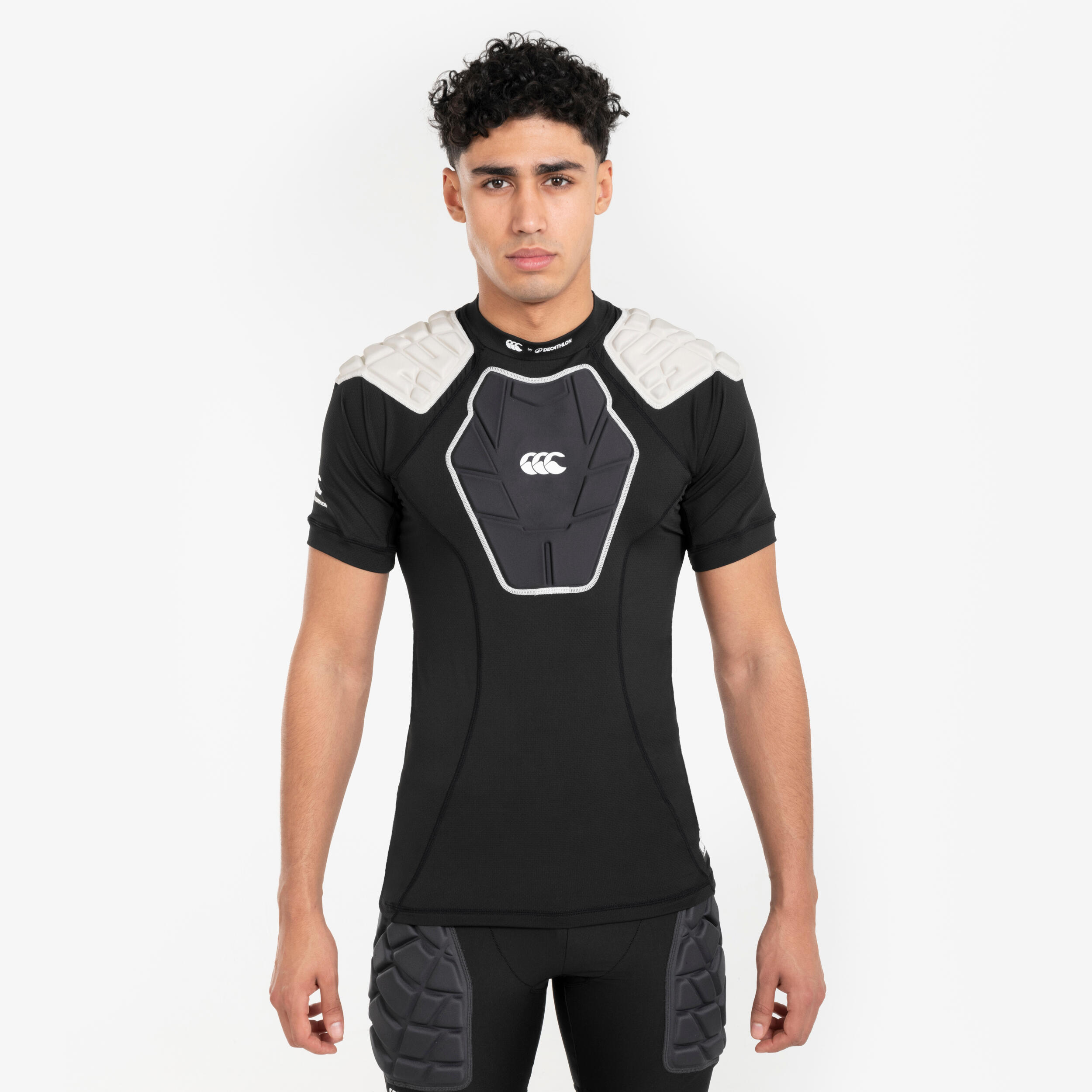 Men's Rugby Shoulder Pad R500 - Black