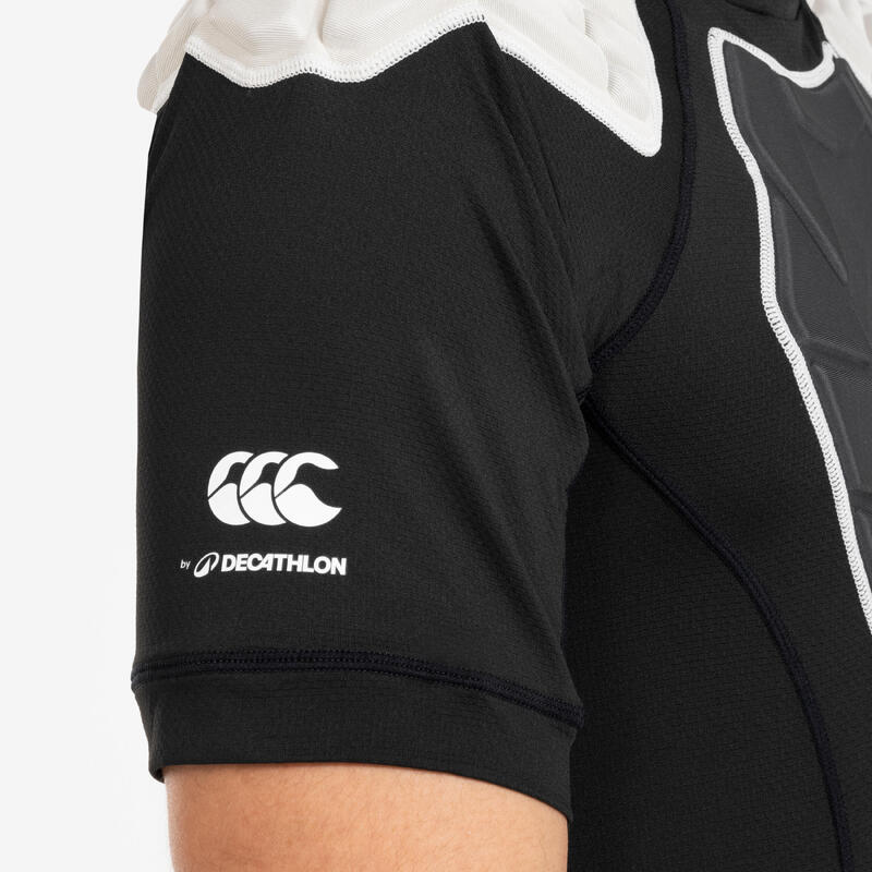 Hombrera de rugby Hombre - R500 Decathlon | Canterbury negro