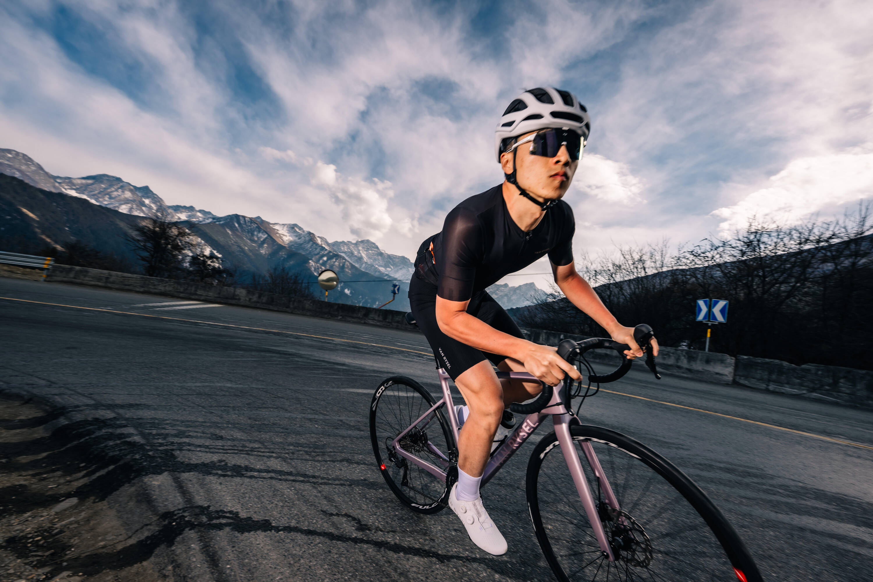 Unisex Road Cycling Summer Short-Sleeved Jersey EDR Ultra - Black -  2