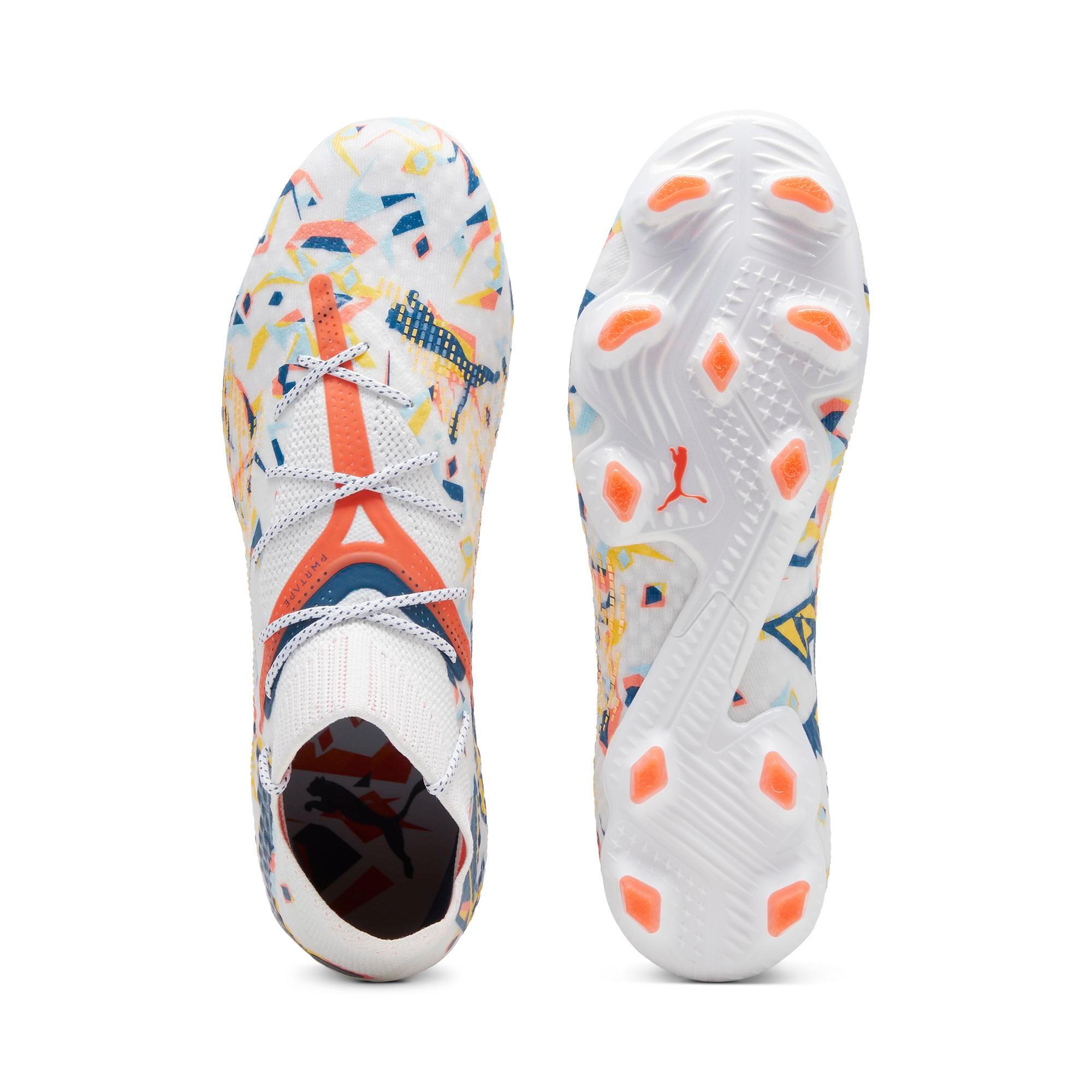 PUMA Future 7 Ultimate FG/AG Volume Up - Biały/Luminous