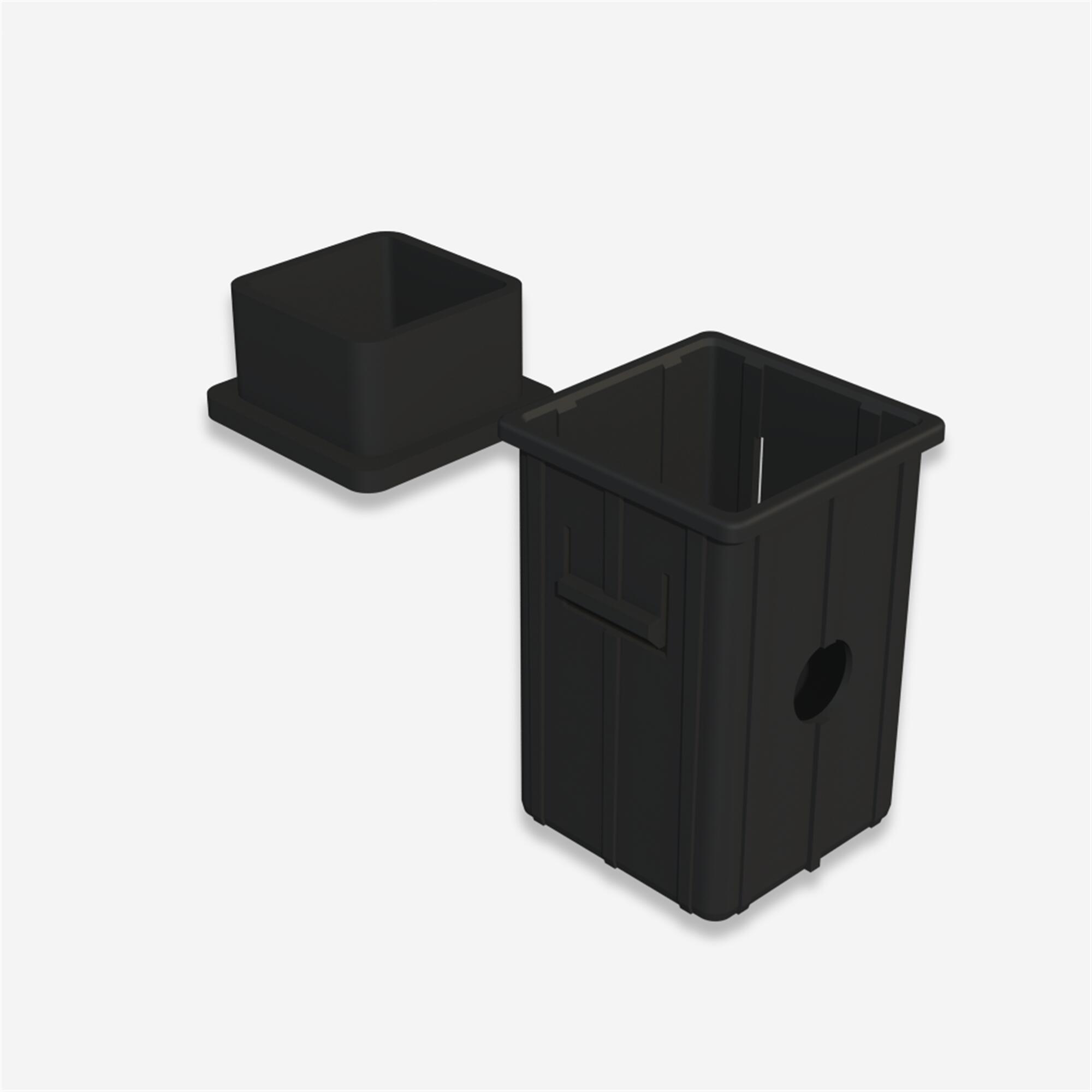 Plastic Peg Guide - Spare Part for Weight Training Folding Rack 120 kg 2/8