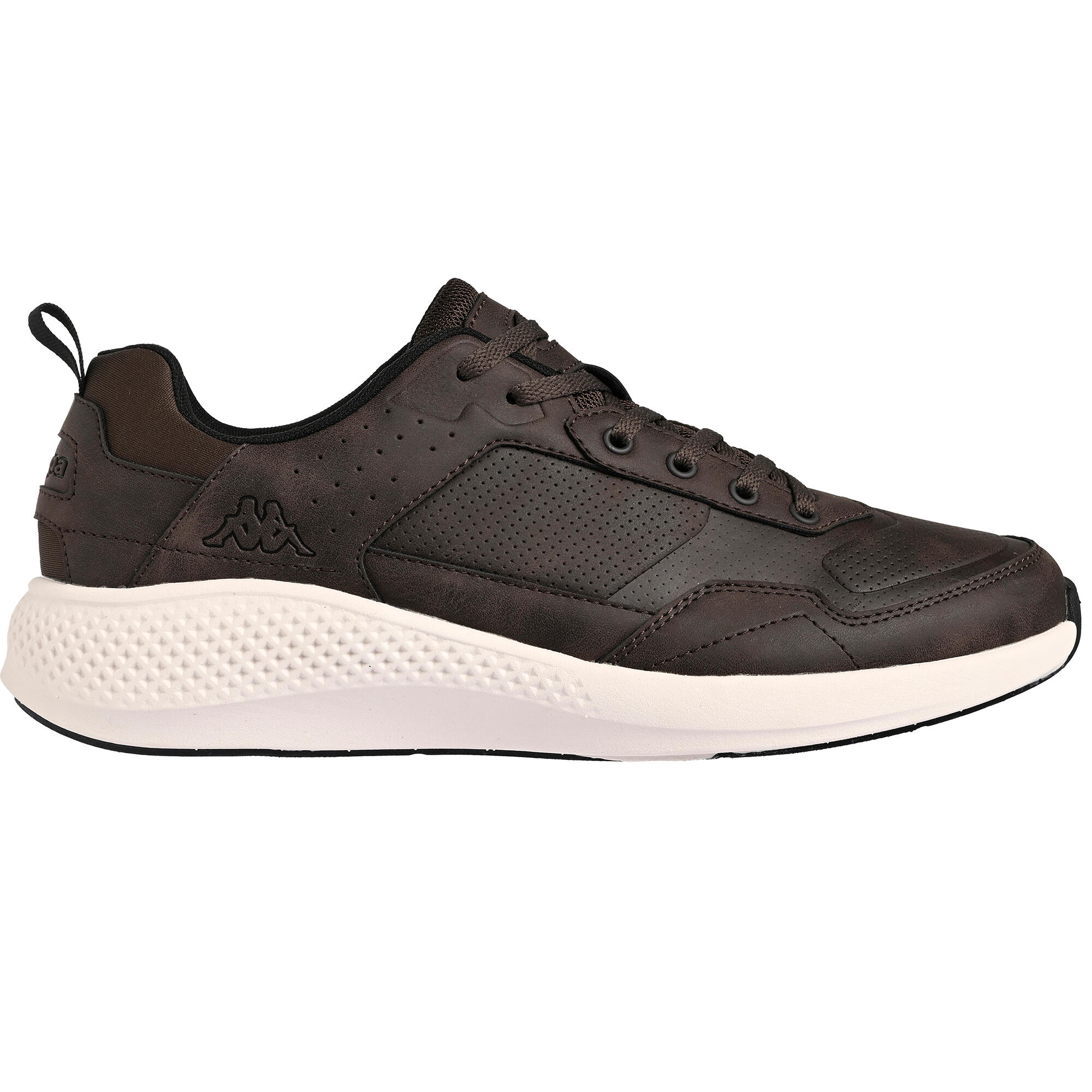 Kappa - Basket Marche Urbaine Kappa Adrin Marron Homme - Chaussures De Sport - Marche - - 43 - Decathlon