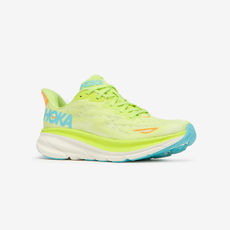CHAUSSURES DE RUNNING FEMME HOKA CLIFTON 9 JAUNE