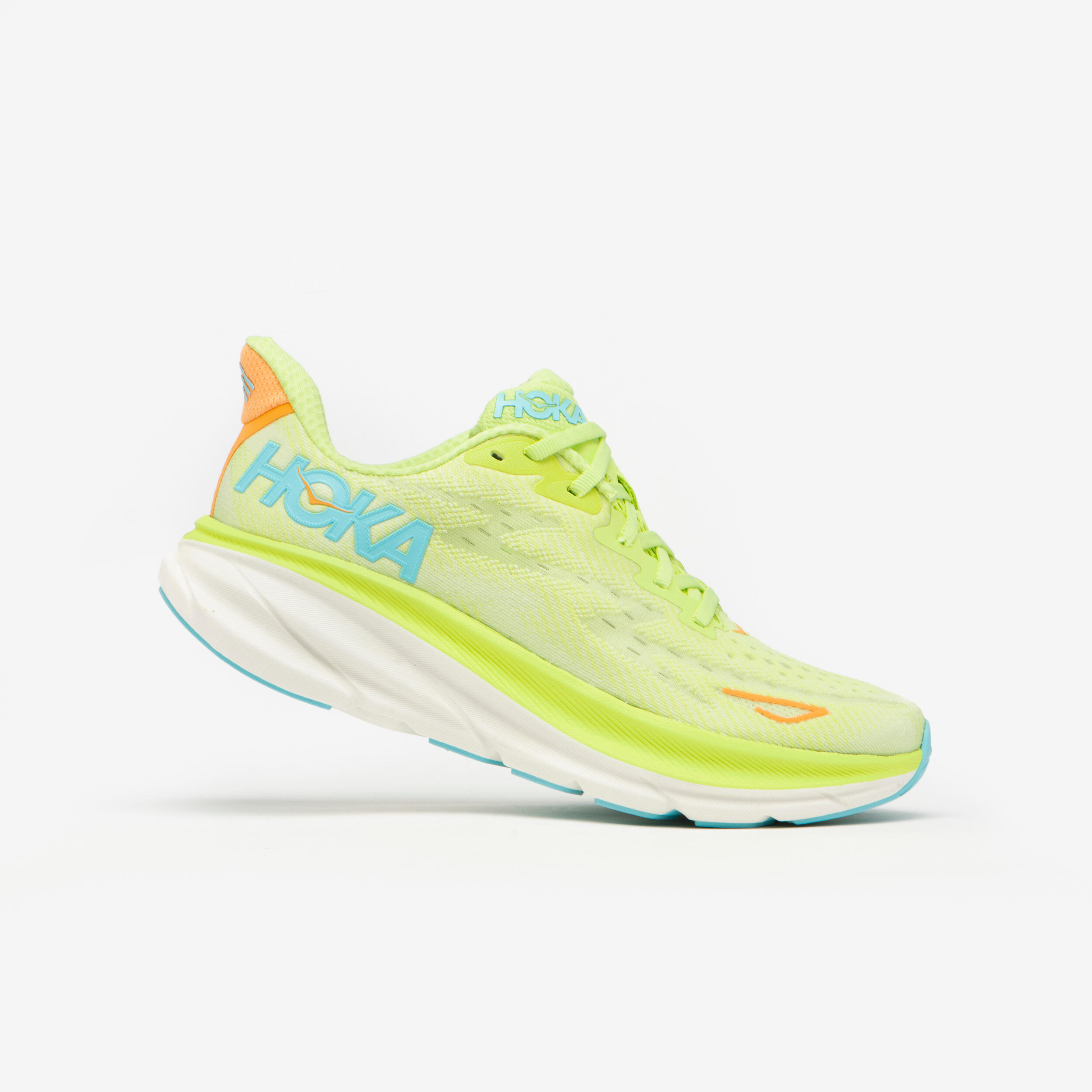 CHAUSSURES DE RUNNING FEMME HOKA CLIFTON 9 JAUNE HOKA ONE ONE