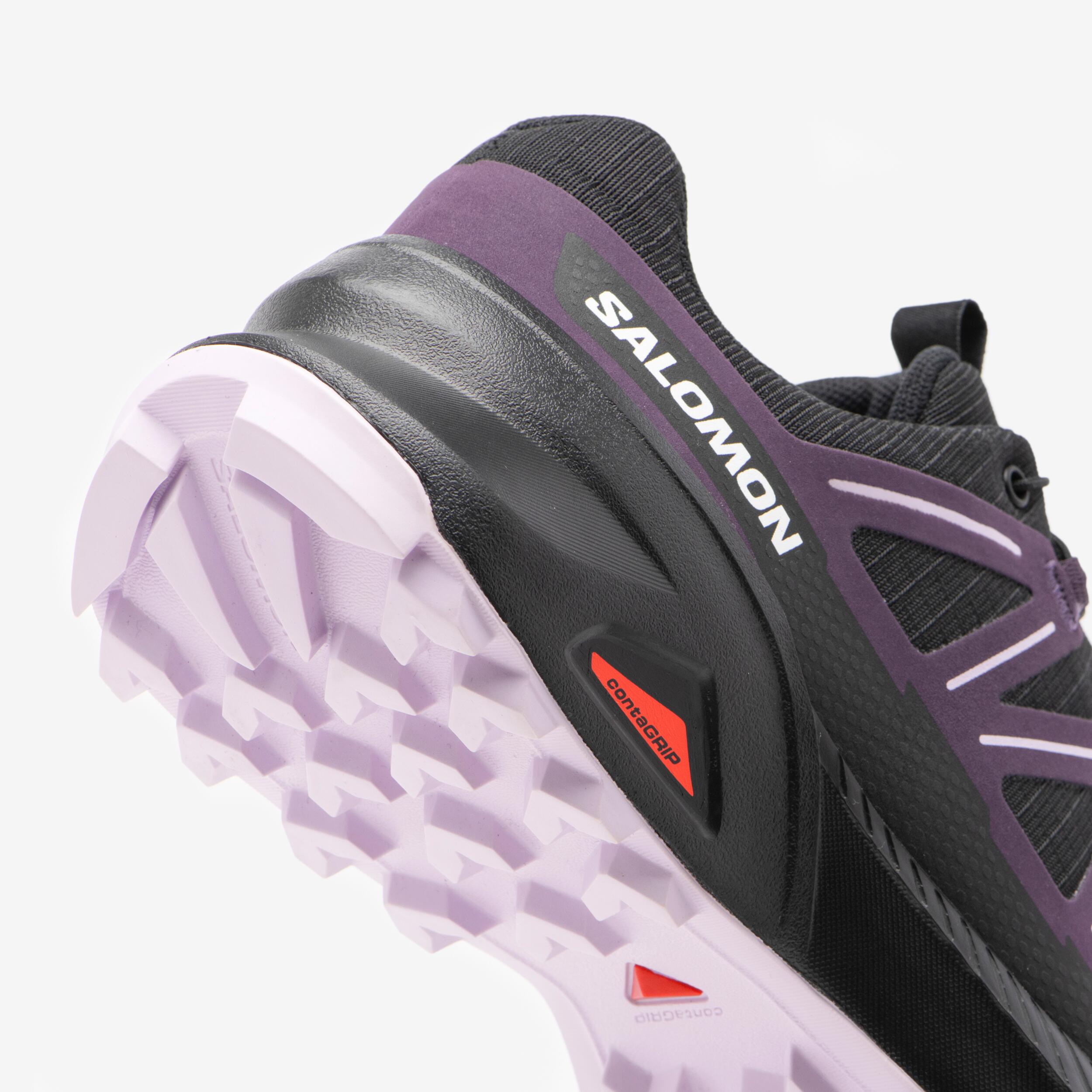 Trailrunningschuhe Damen Salomon - Speedcross Peak schwarz/lila 5/8