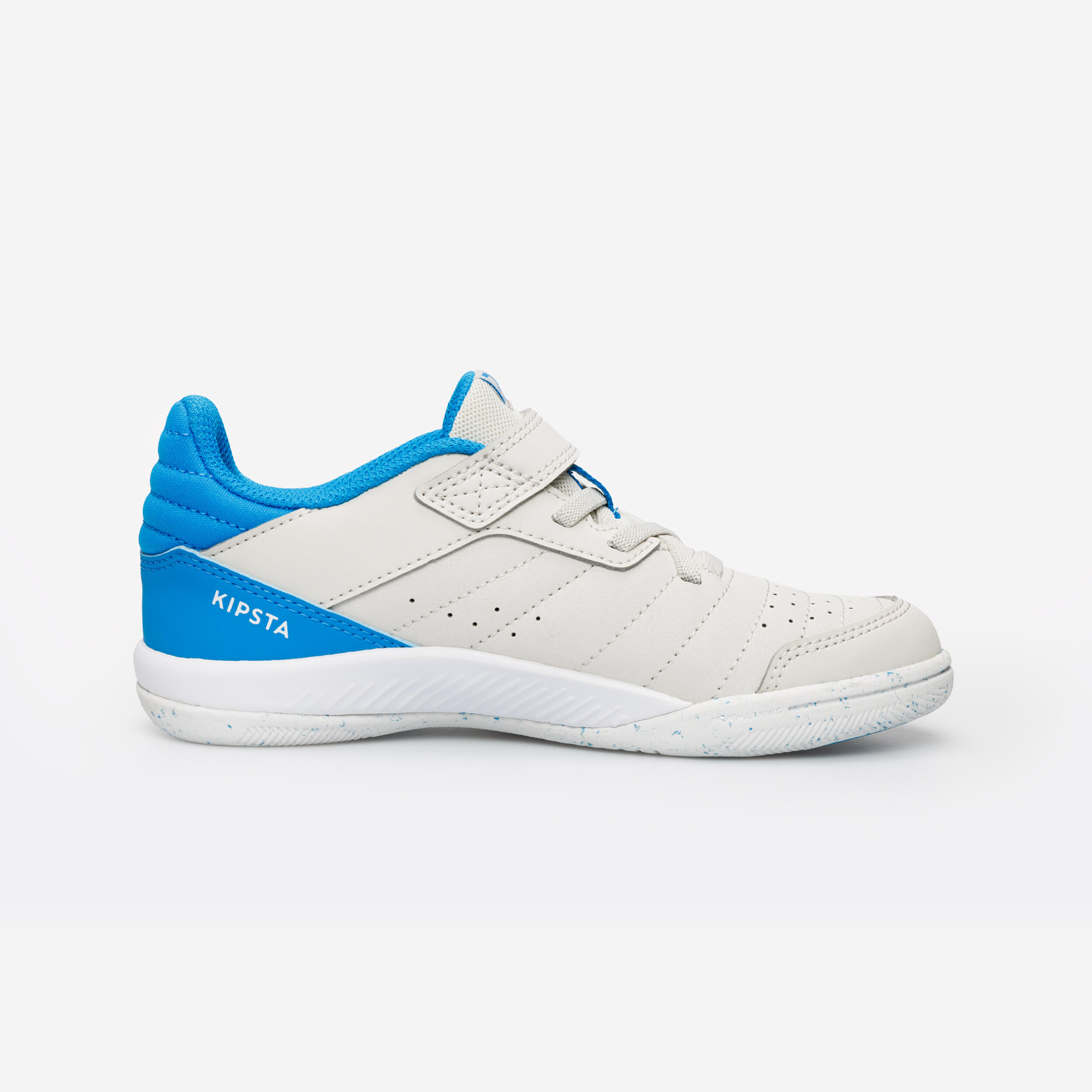 Chaussures de Futsal ESKUDO 500 KD beige bleu 2/6
