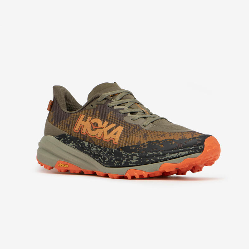 Chaussures de Trail Running Homme, Hoka Speedgoat 6 Beige