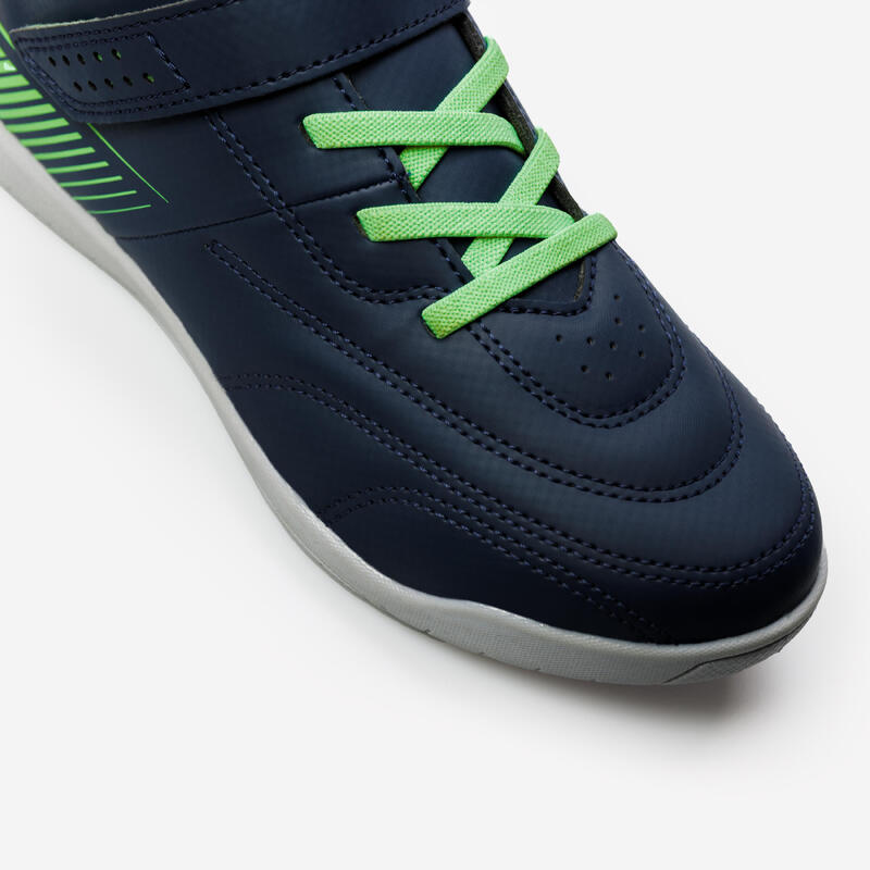 Ghete Futsal 100 Albastru-Verde Copii 