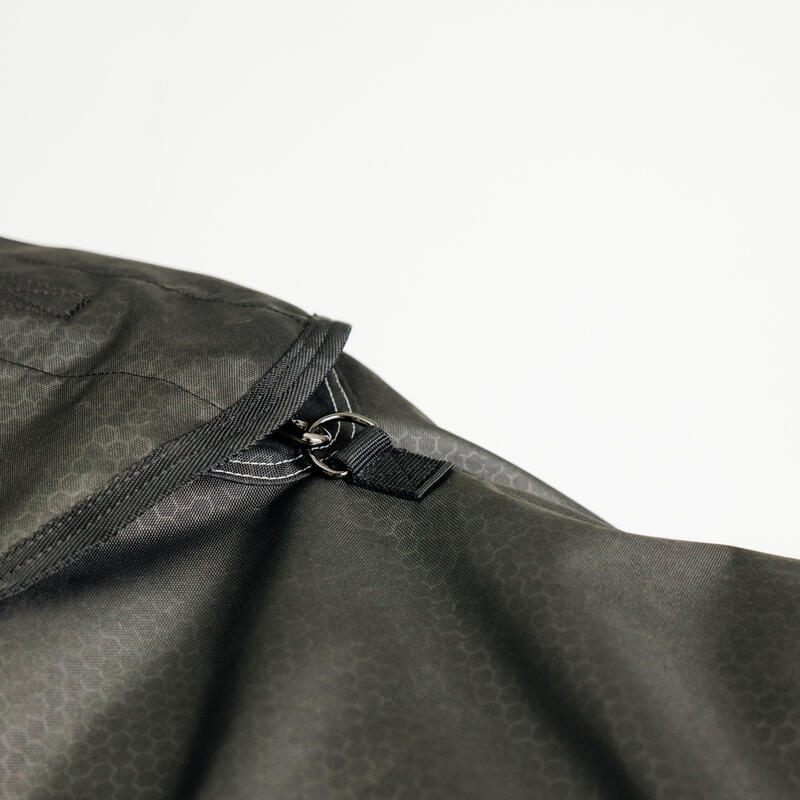 Couvre cou équitation imperméable Cheval 0 gramme - Allweather light noir