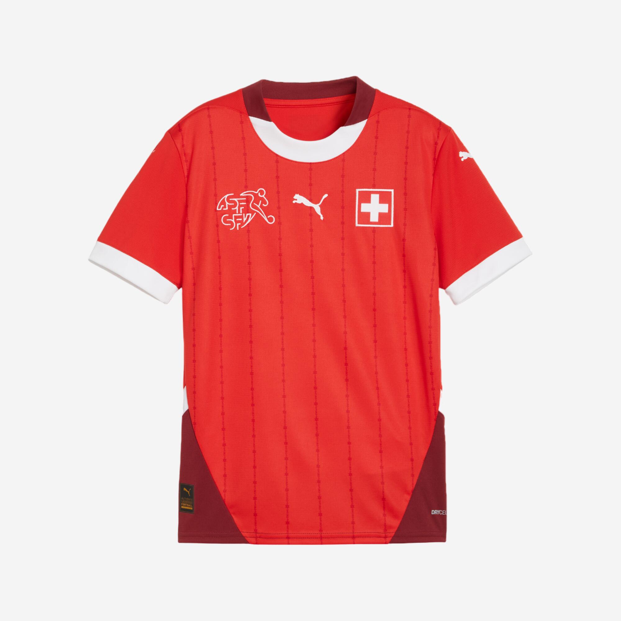 PUMA Kids' Switzerland Home Shirt 2024